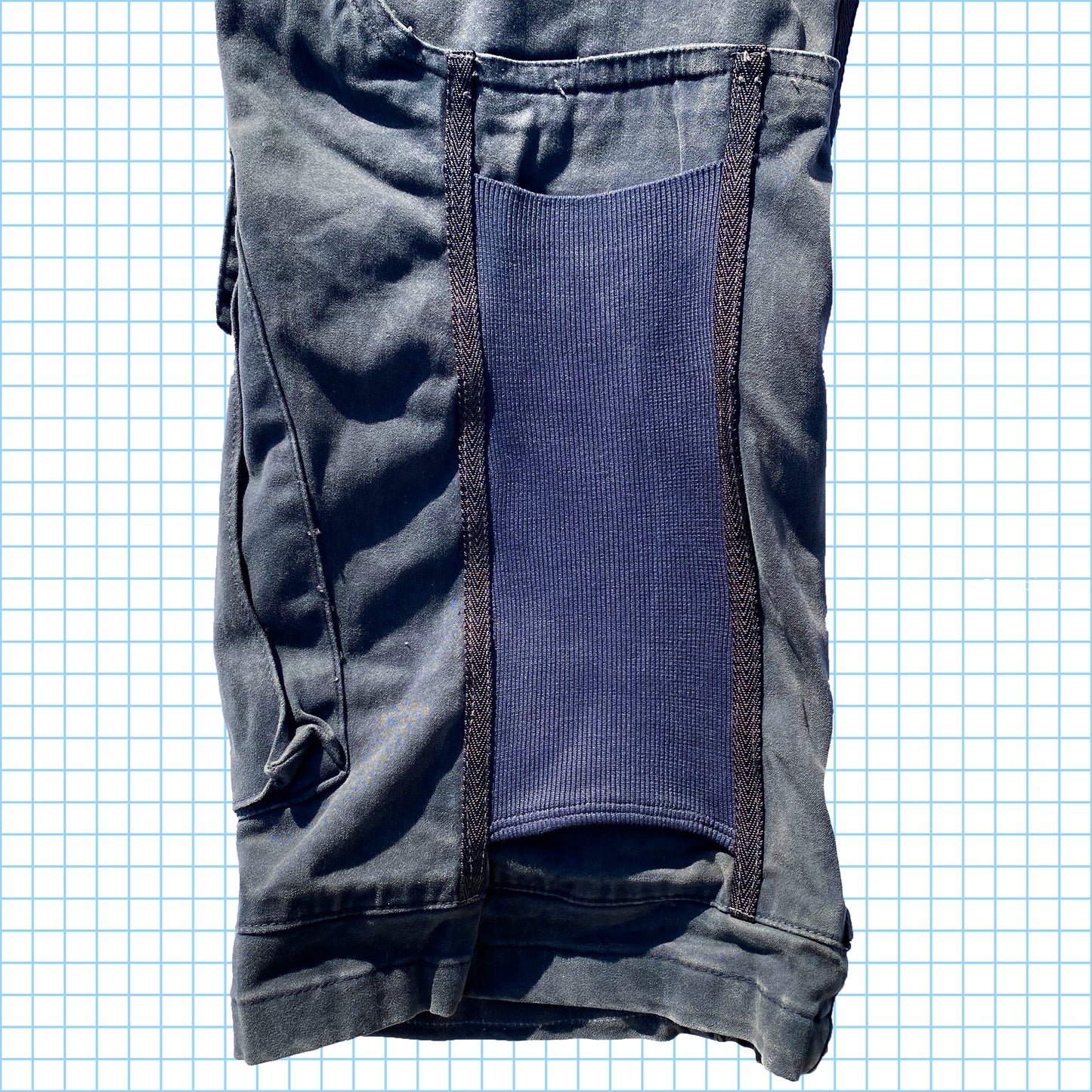 Stone Island AW04’ Heavy Duty Worker Multi Pocket Cargo Trousers