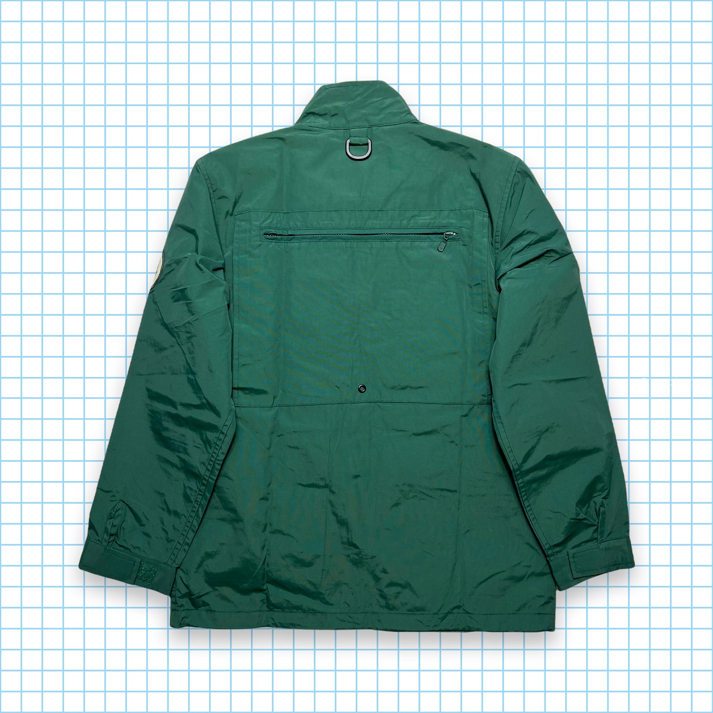 Vintage Stüssy Bottle Green Multi Pocket Jacket - Small / Medium