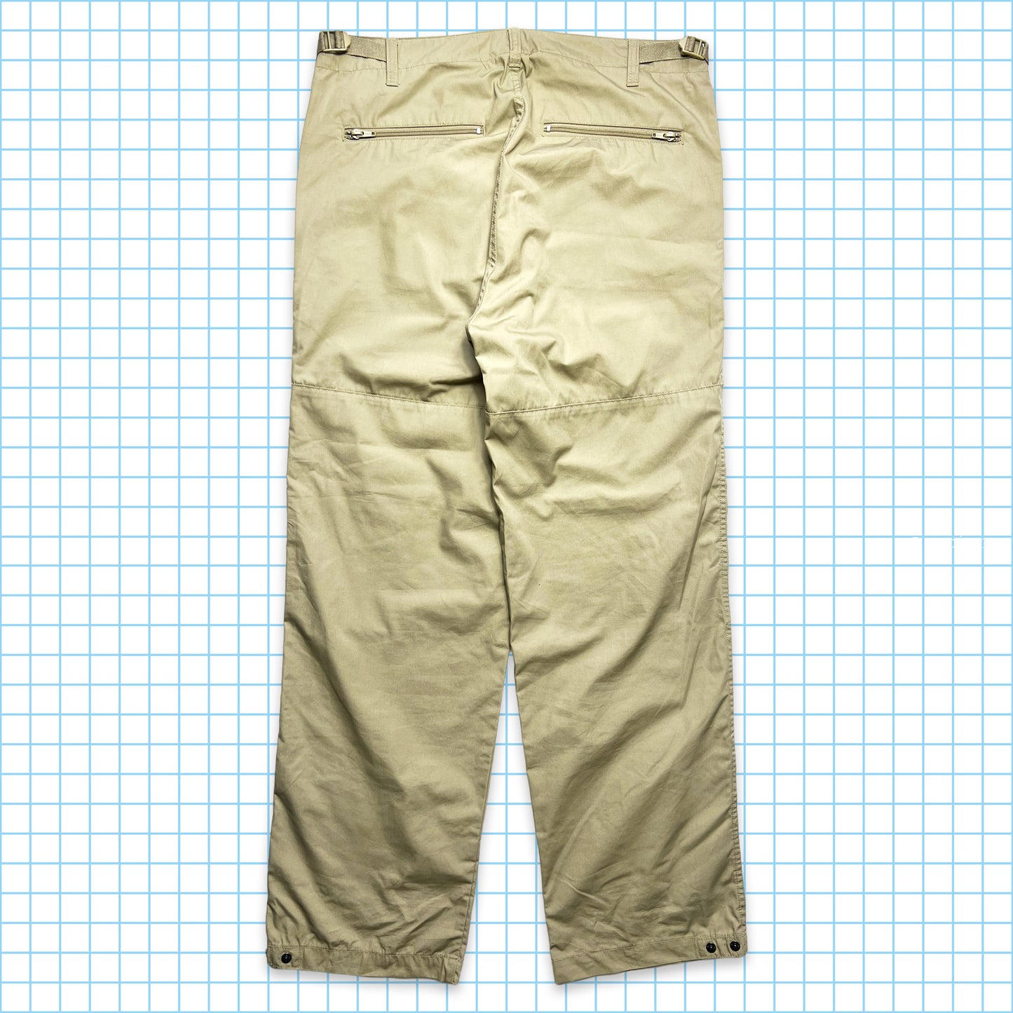 Stüssy Multi Pocket Beige Cargo Trousers - 32 / 34" Waist