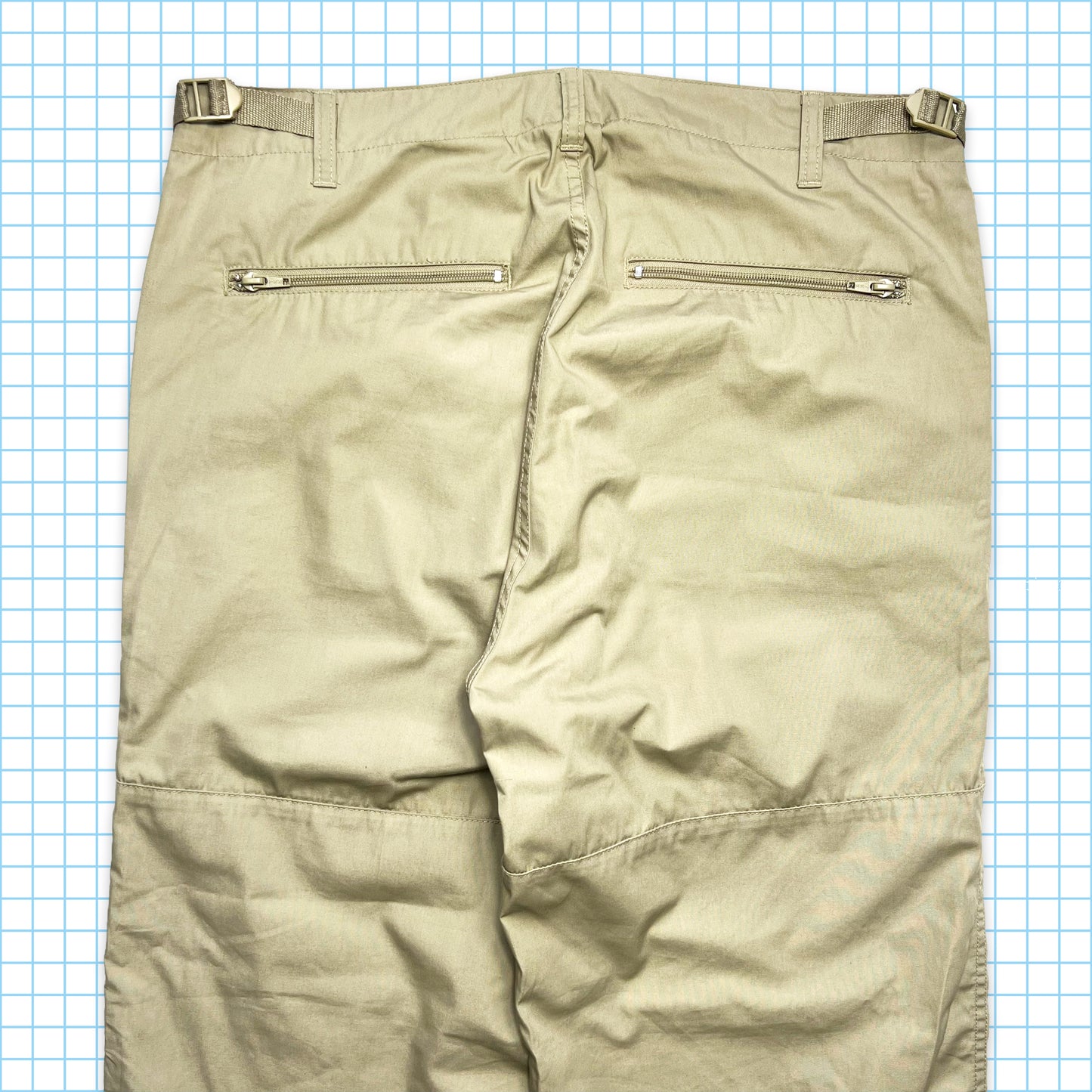 Stüssy Multi Pocket Beige Cargo Trousers - 32 / 34" Waist
