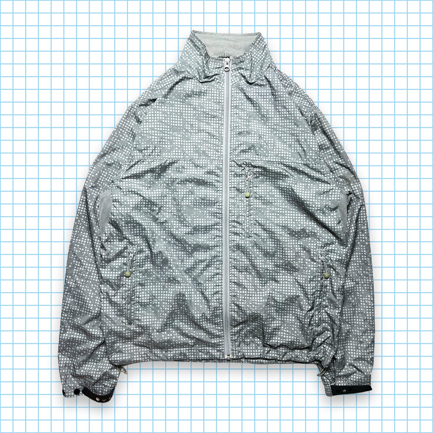 Vintage Stüssy x Futura All Over Print Windbreaker - Medium