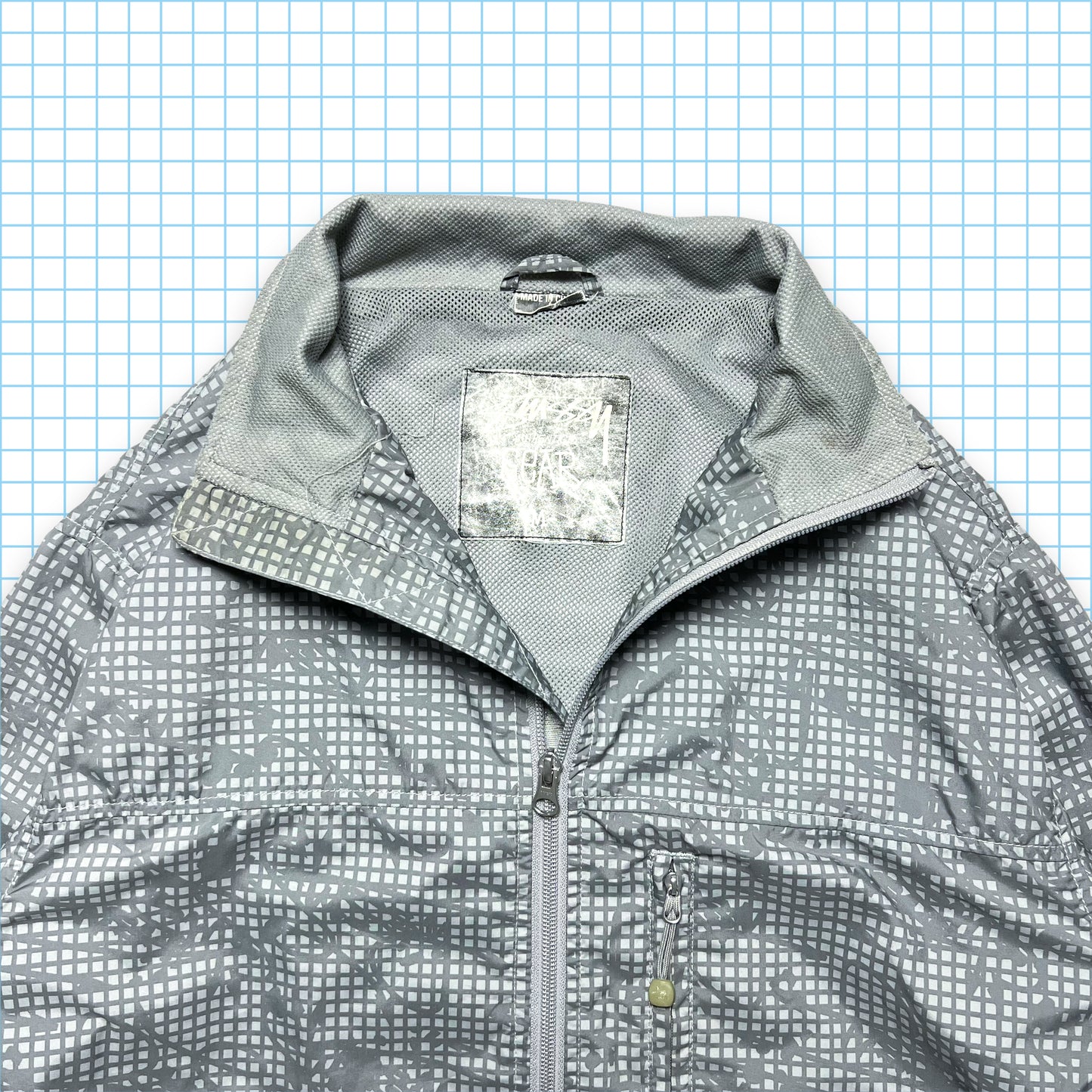 Vintage Stüssy x Futura All Over Print Windbreaker - Medium