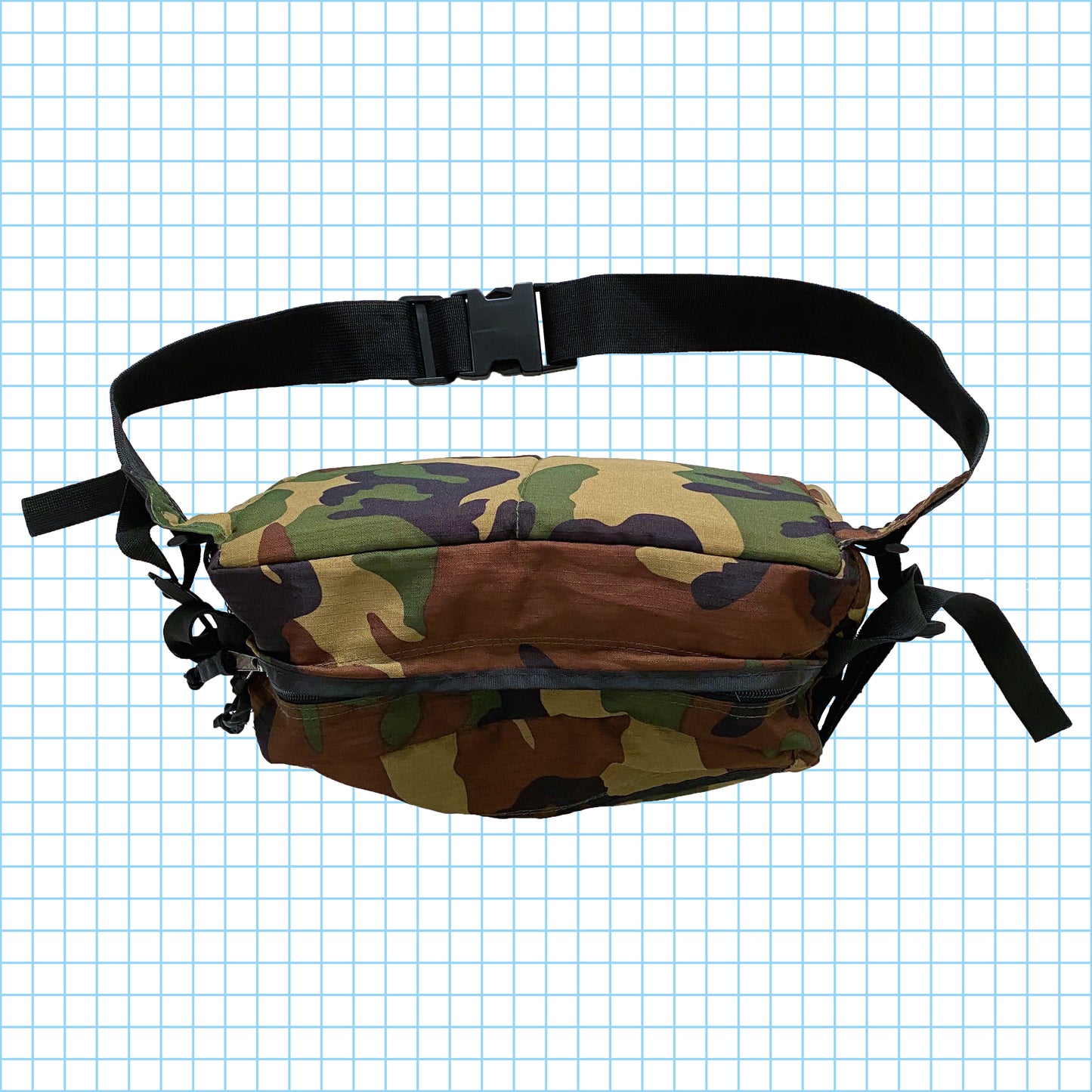 Vintage Stüssy Outdoor S80 Camo Side Bag