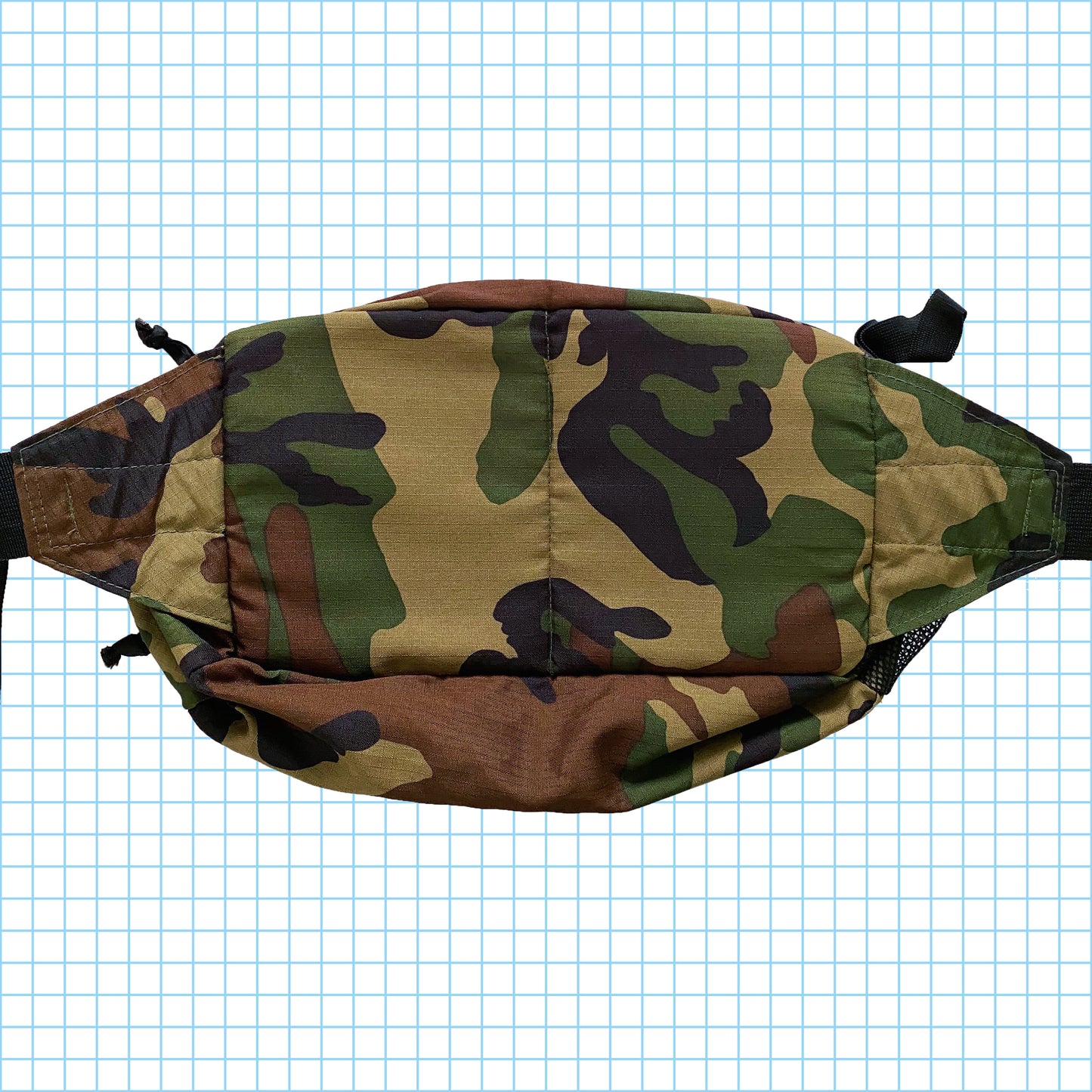 Vintage Stüssy Outdoor S80 Camo Side Bag