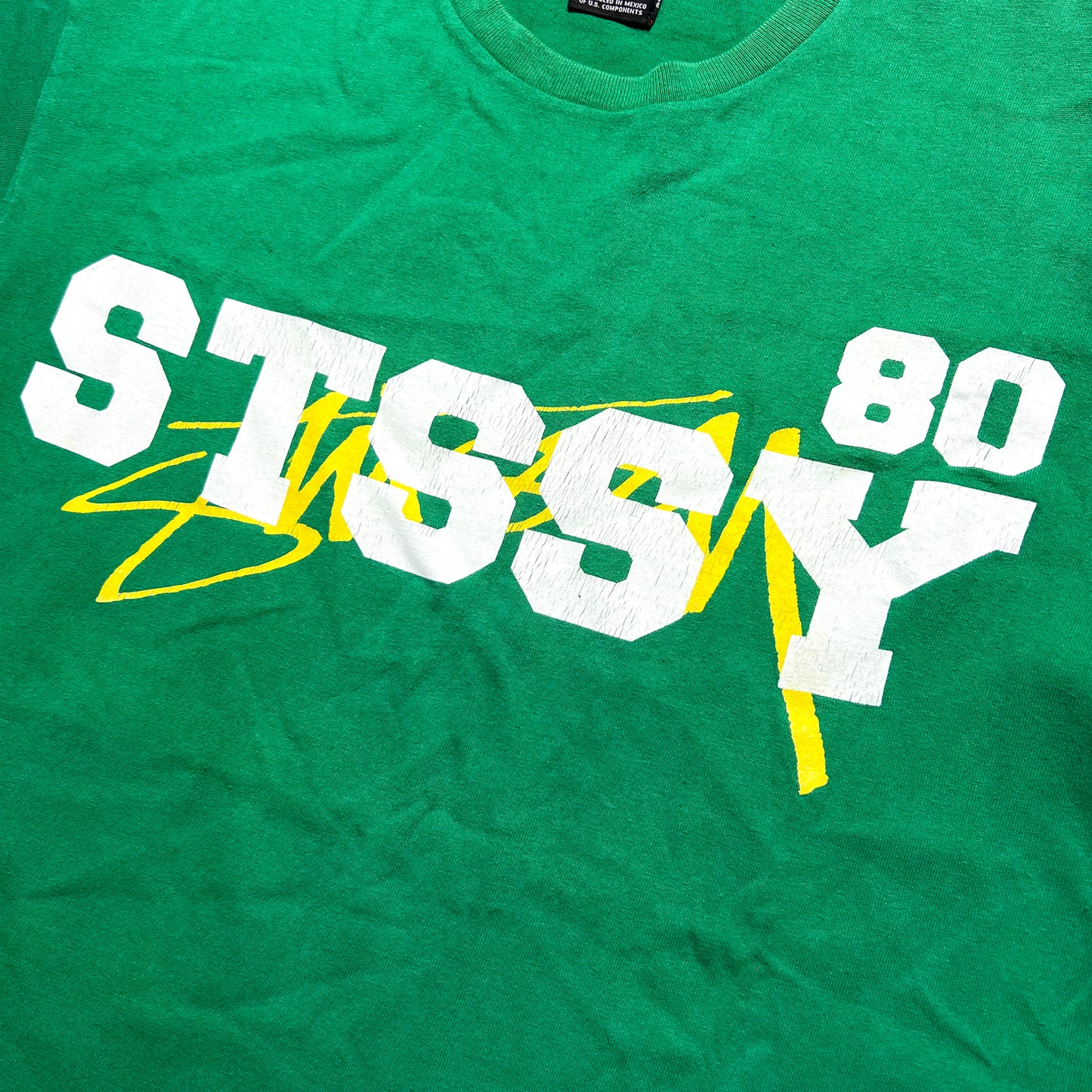 Vintage Stüssy 80 Spellout Tee - Medium