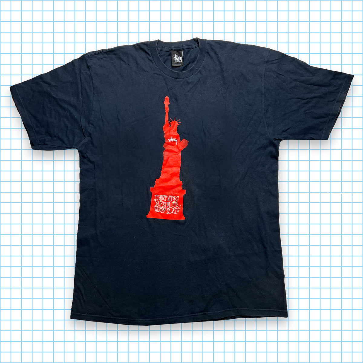 statue tee stussy