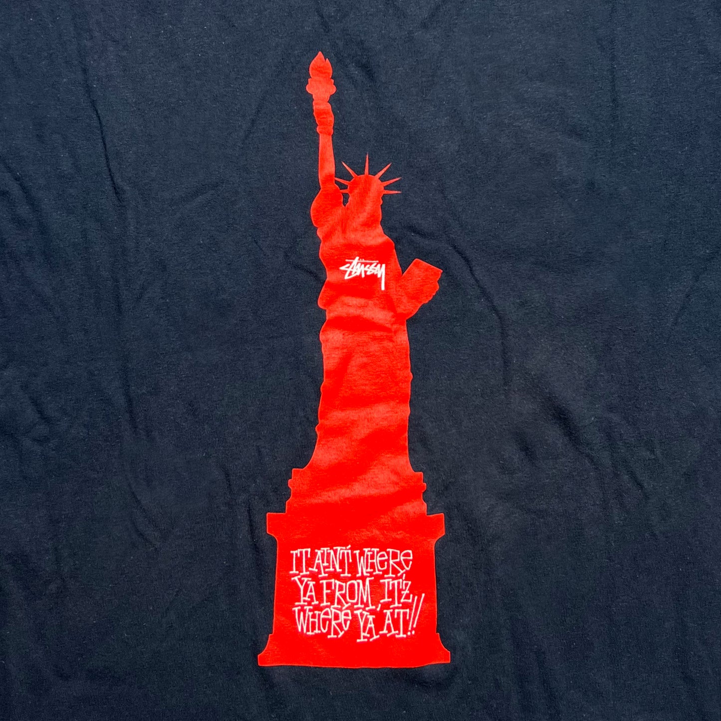 Vintage Stüssy Statue of Liberty Tee - Extra Large