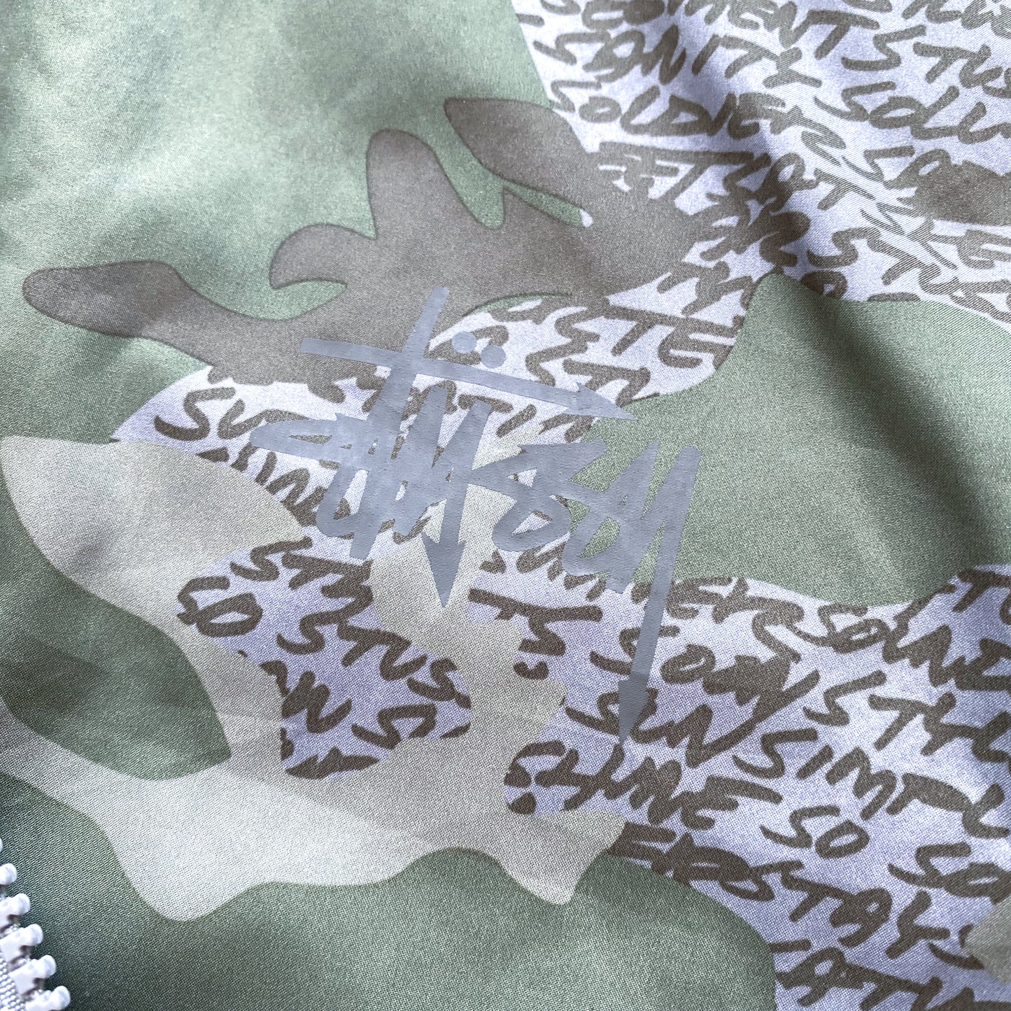 Early 2000’s Stüssy x Futura Script Camo Jacket