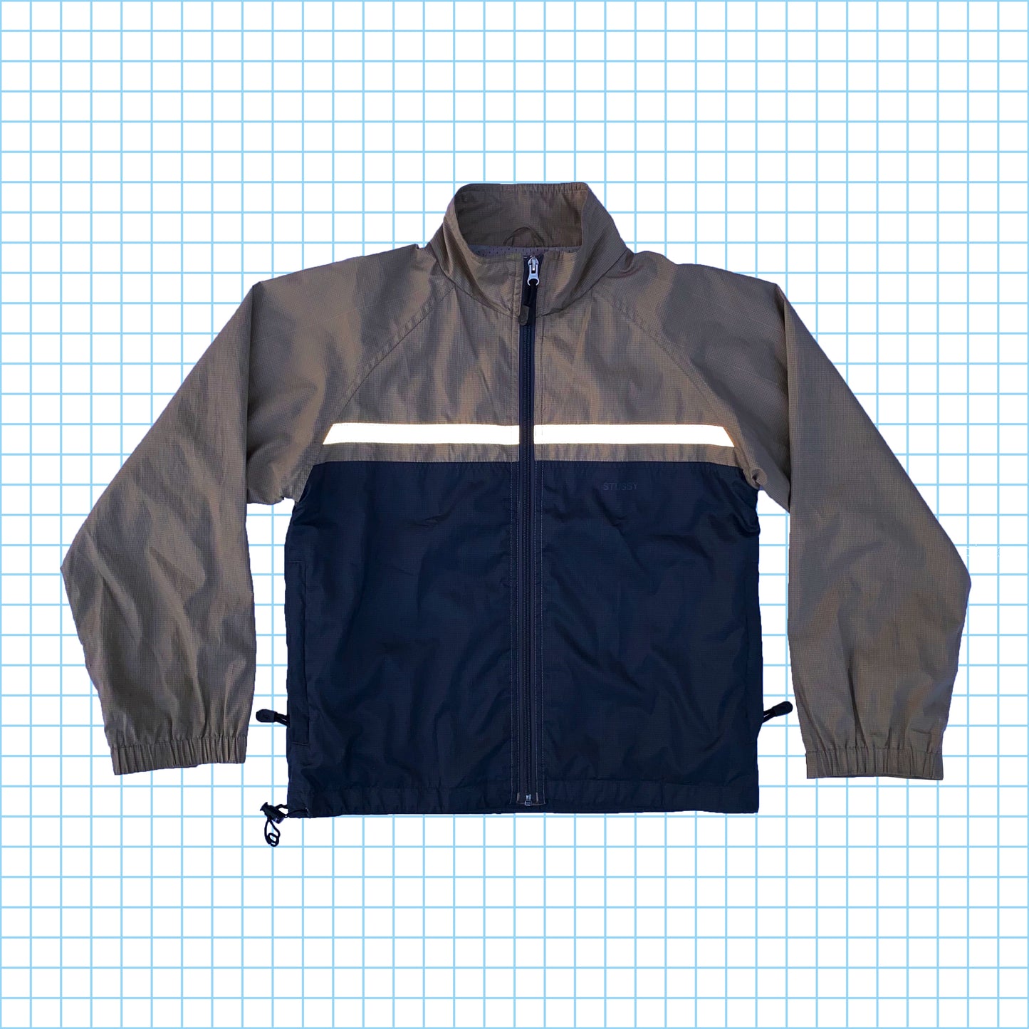 Vintage Stüssy 3M Panelled Harrington Jacket