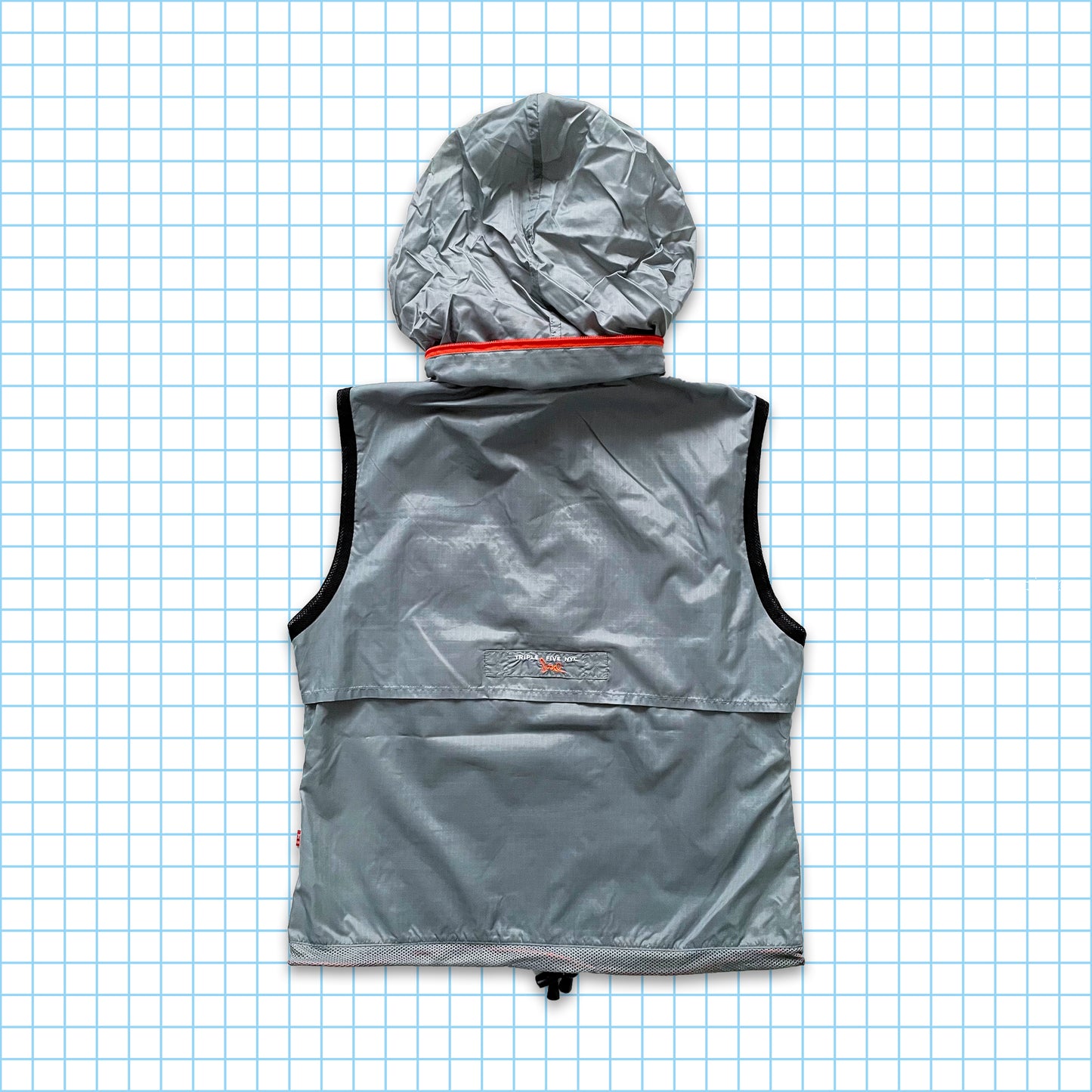 Vintage Triple 5 Soul Quarter Zip Nylon Pullover Vest - Small / Medium