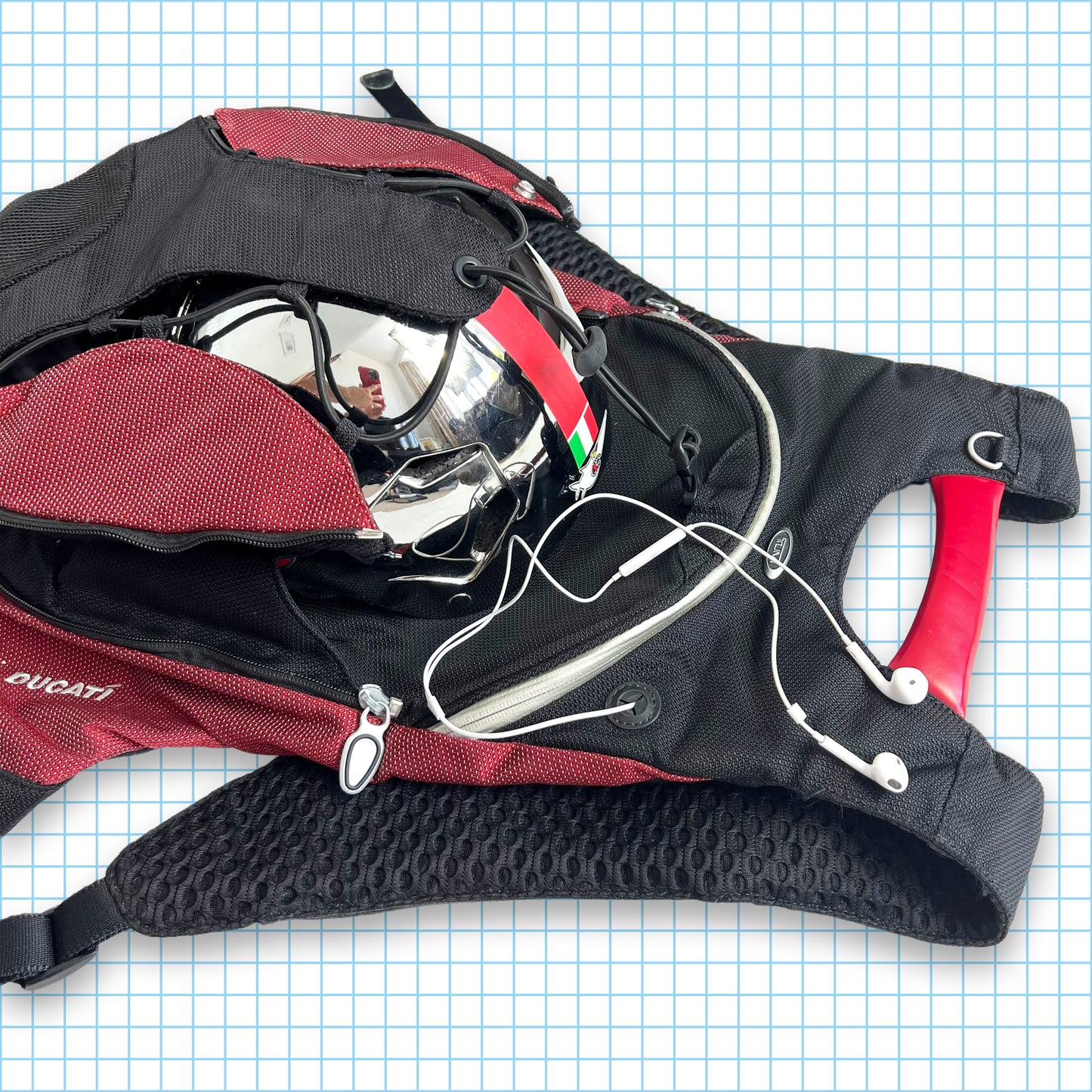 Ducati x Tumi T3 "Tour Helmet Pack" Back Pack