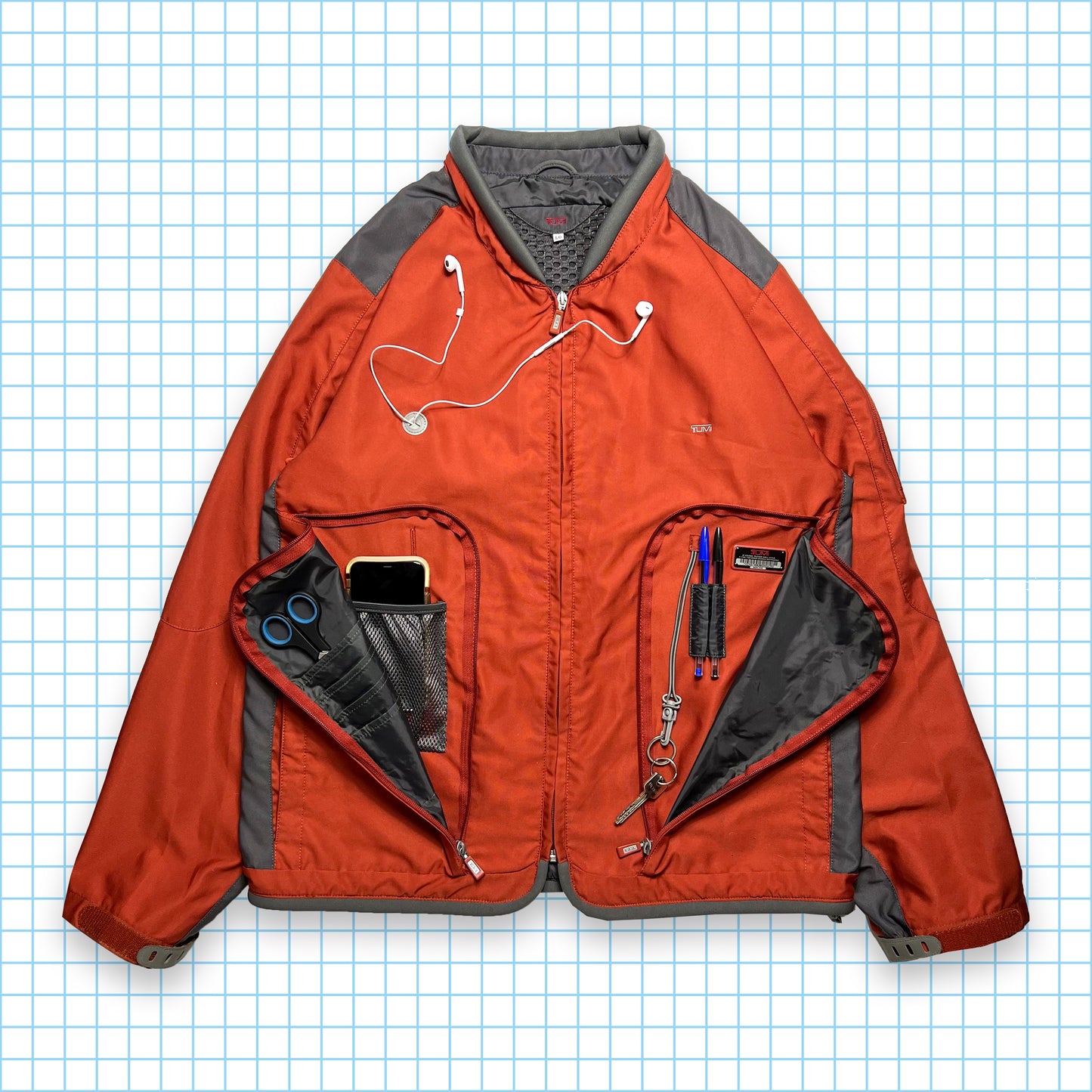 Vintage Tumi MP3 Stash Pocket Jacket - Large / Extra Large