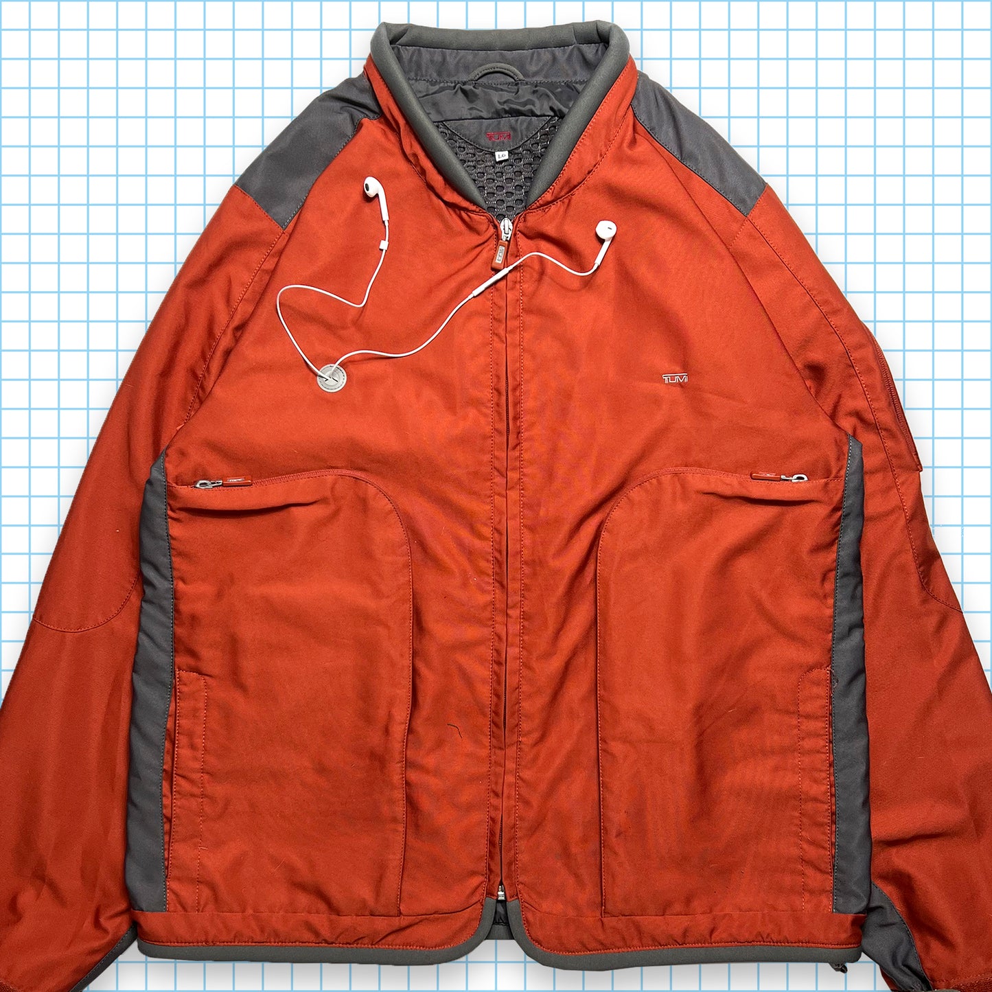 Vintage Tumi MP3 Stash Pocket Jacket - Large / Extra Large