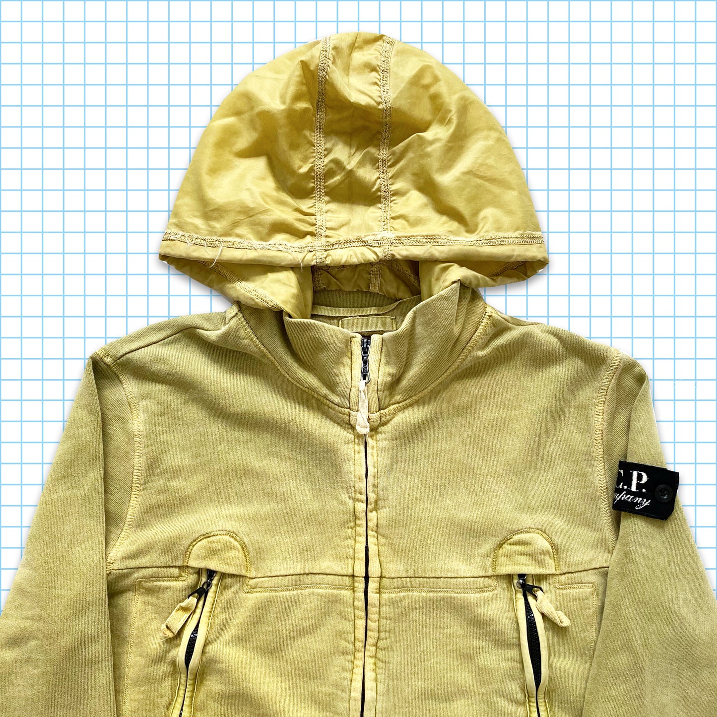 Vintage 00’s CP Company Stash Hood Zip Up - Extra Small / Extra Extra Small