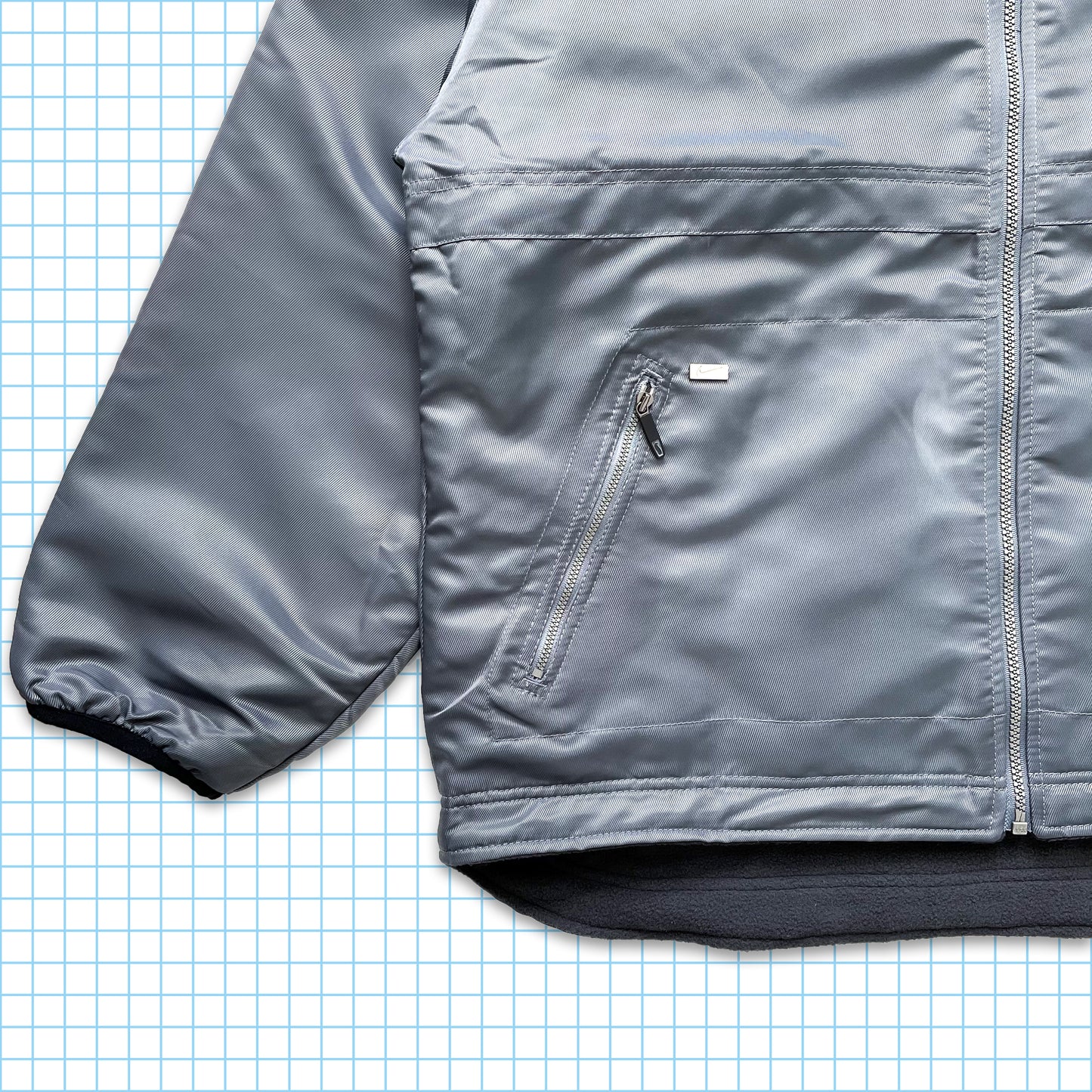 Vintage Nike Fleece/Heavy Nylon Reversible - Large / Extra Large