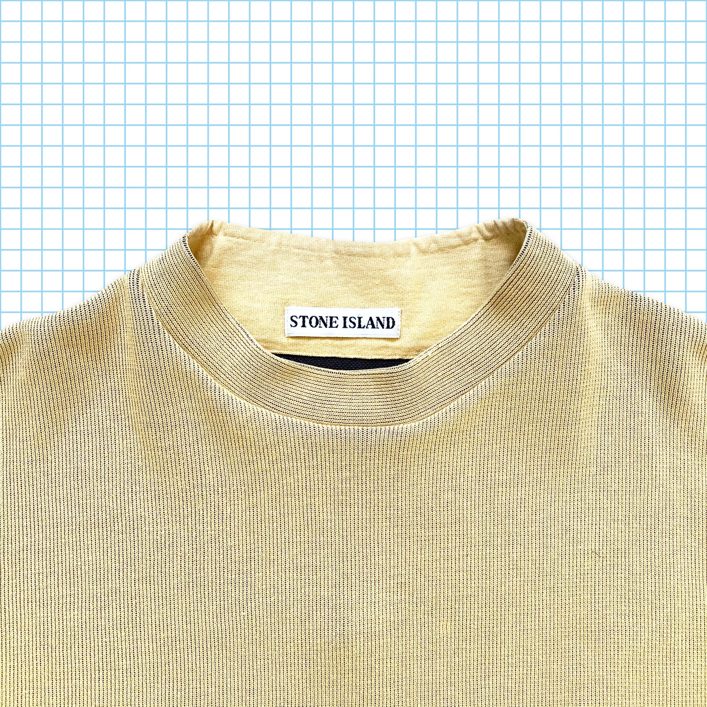 Vintage Stone Island Compass Brodé Côtelé Crew SS99' - Extra Large
