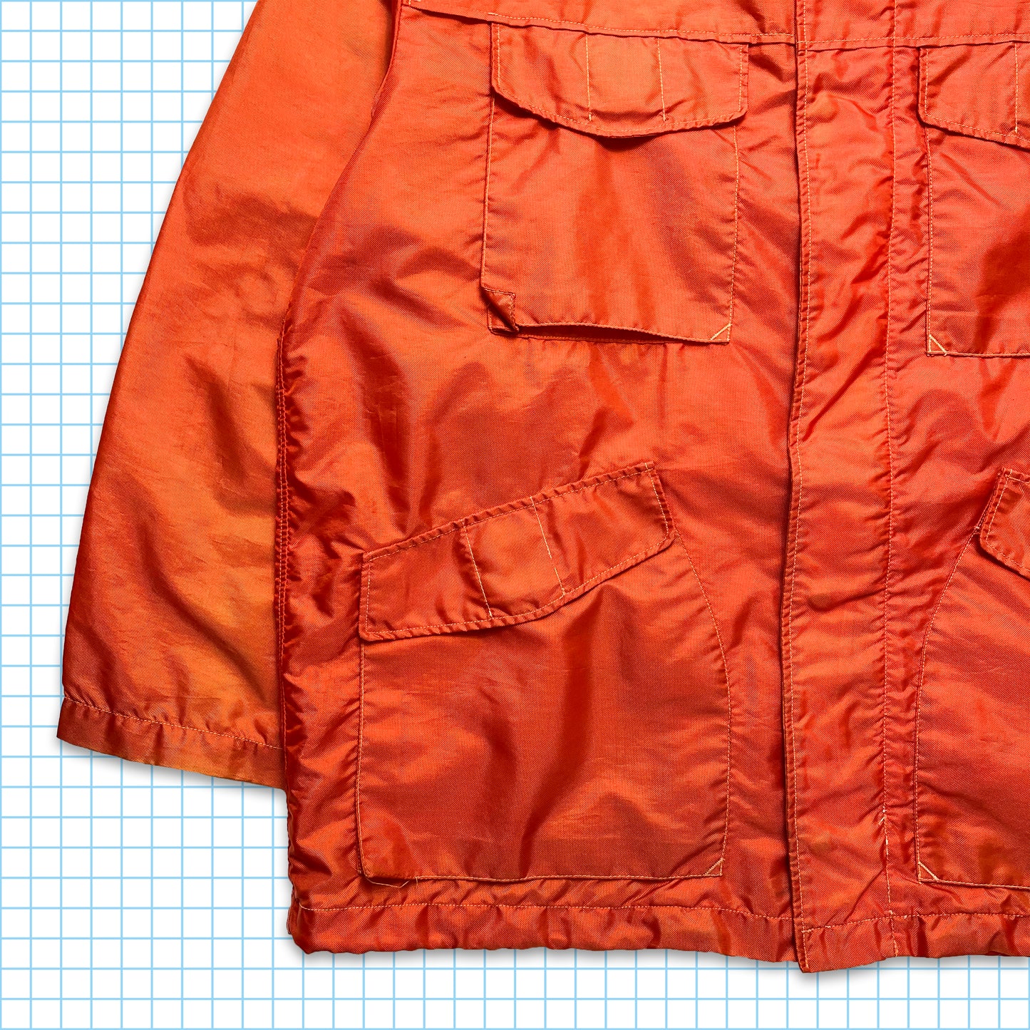 Vintage Stone Island Bright Orange Formula Steel SS96’ - Extra Large / Extra Extra Large