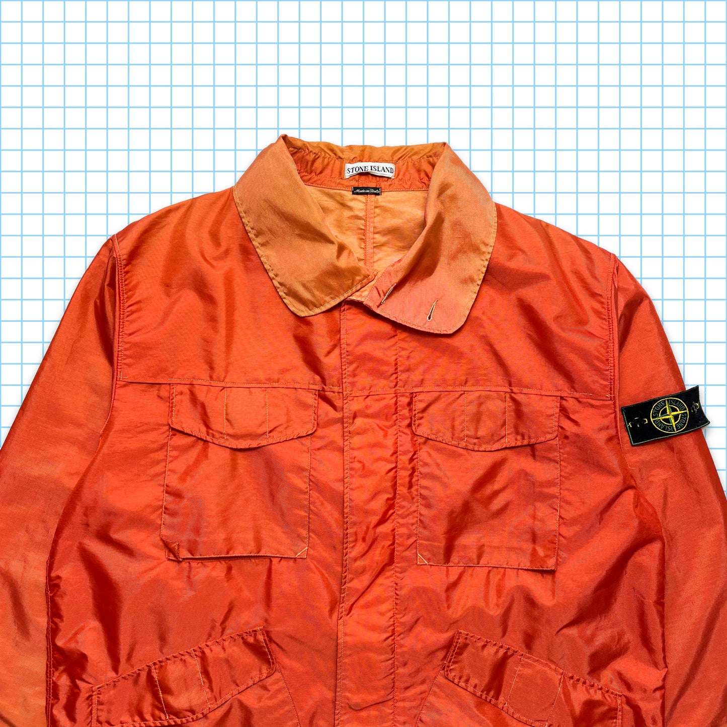 Vintage Stone Island Bright Orange Formula Steel SS96’ - Extra Large / Extra Extra Large