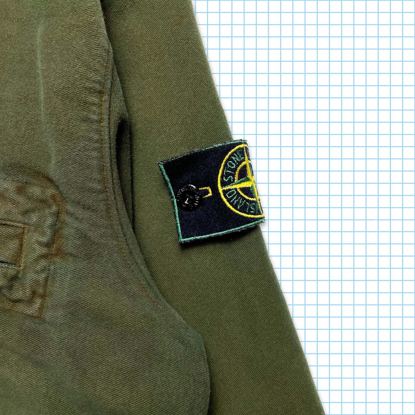 Vintage Stone Island Brushed Cotton Shirt AW97’ - Extra Large / Extra Extra Large