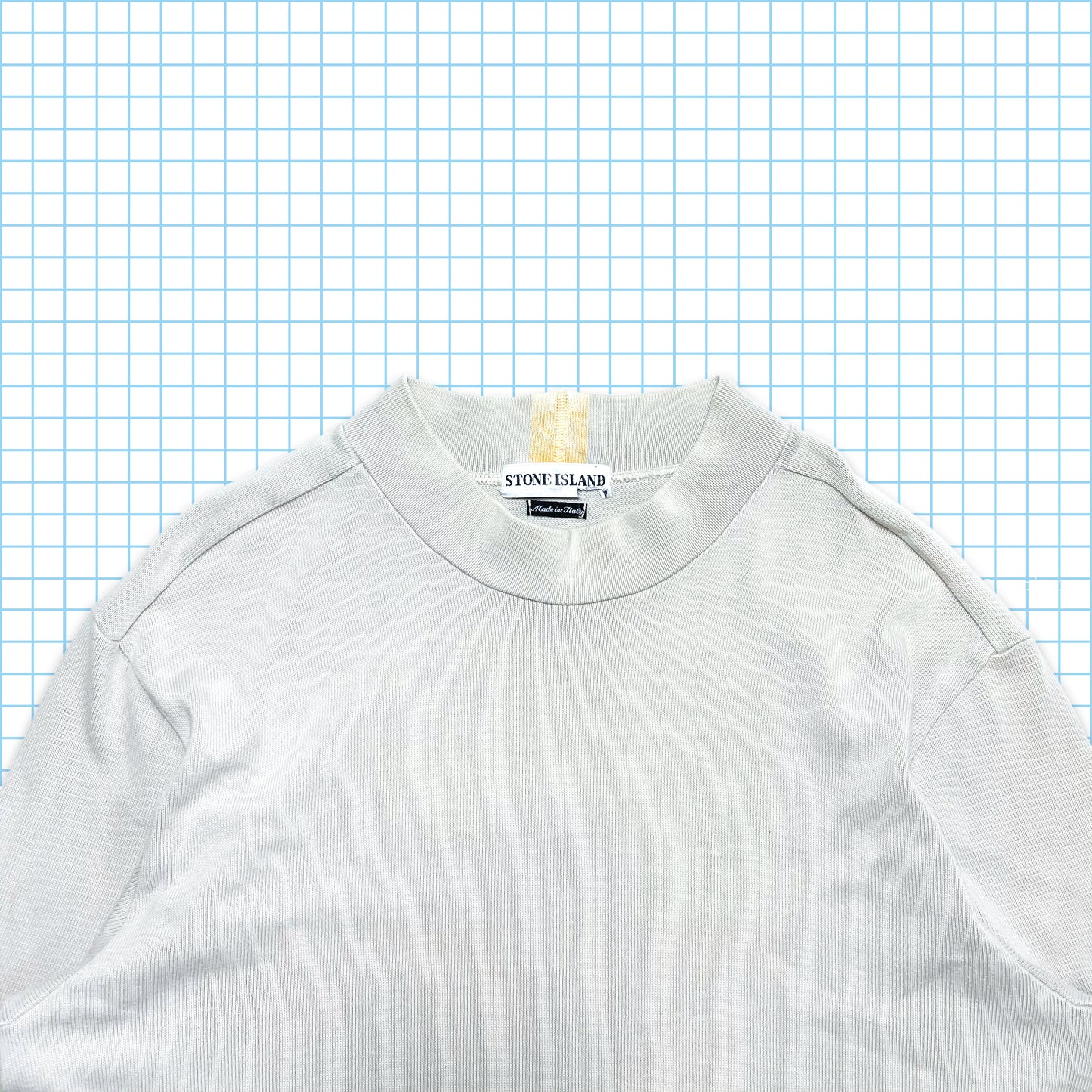 Vintage Early 00’s Stone Island Taped Crewneck - Large
