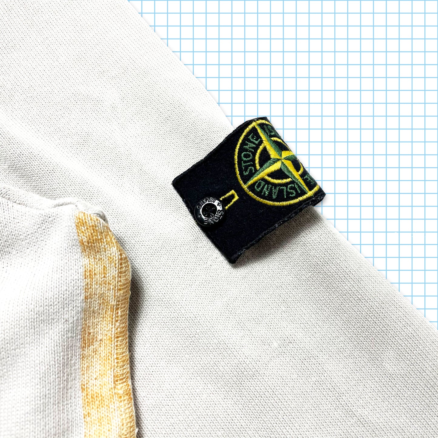 Vintage Early 00’s Stone Island Taped Crewneck - Large