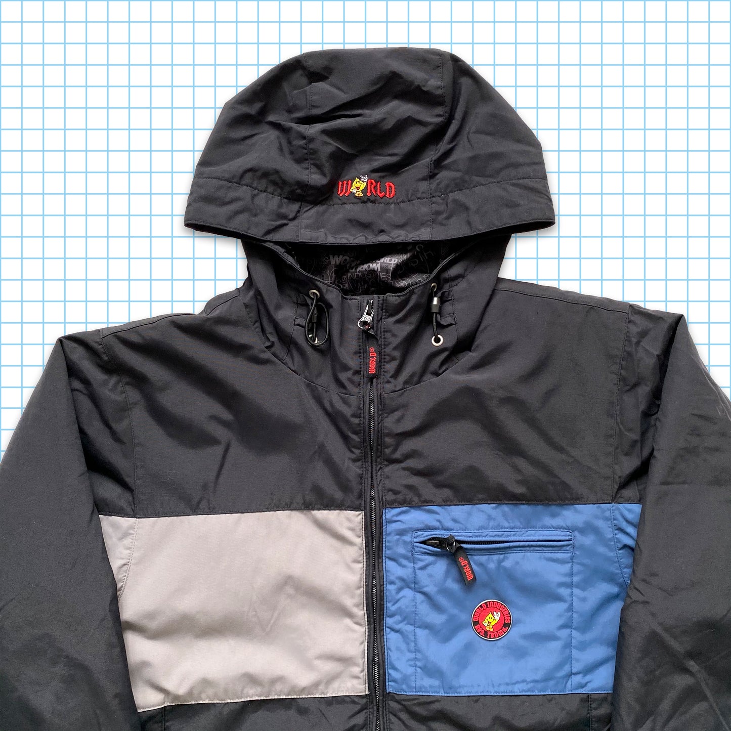 Veste rembourrée World Industries du début des années 00 - Petite / Moyenne
