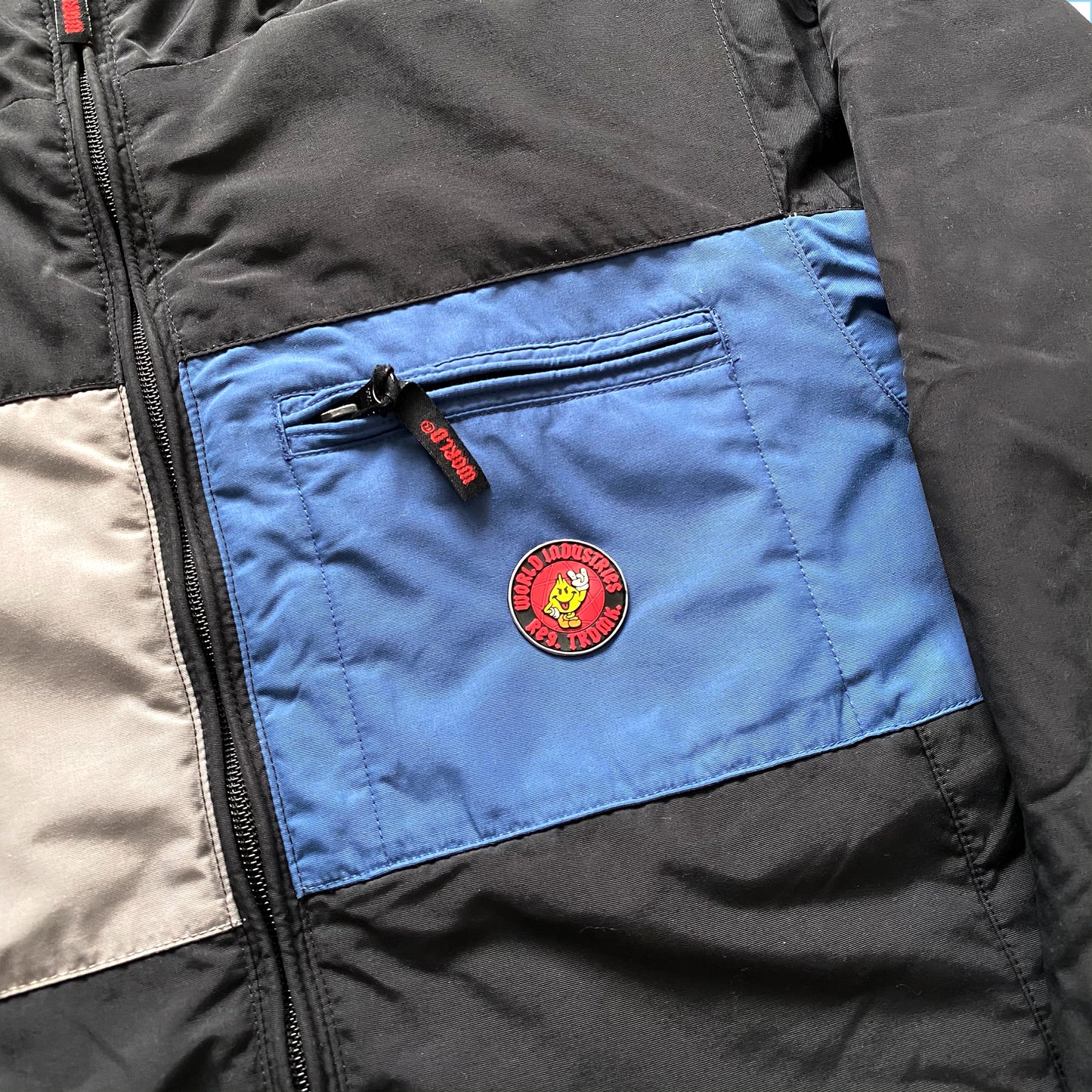 Veste rembourrée World Industries du début des années 00 - Petite / Moyenne