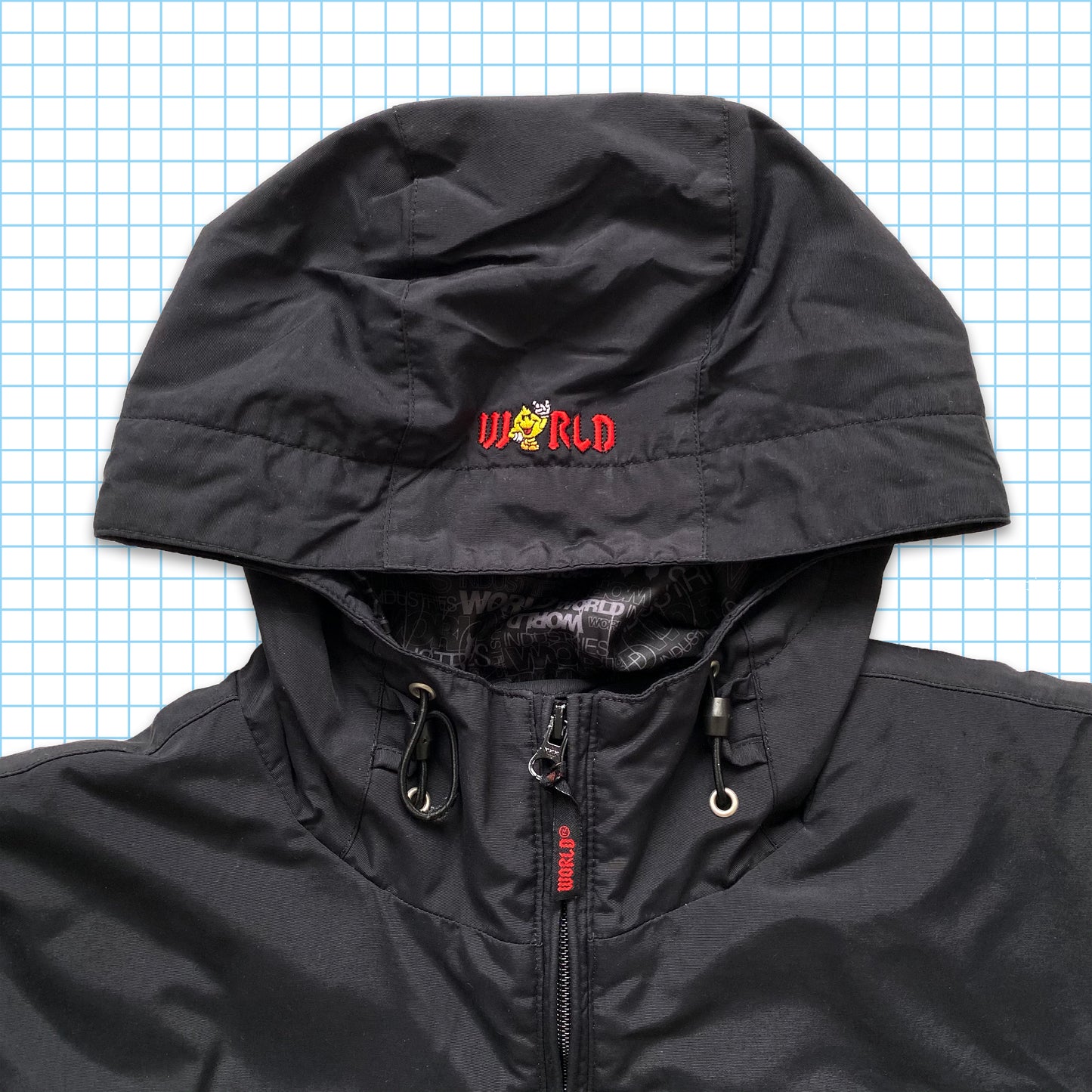 Veste rembourrée World Industries du début des années 00 - Petite / Moyenne