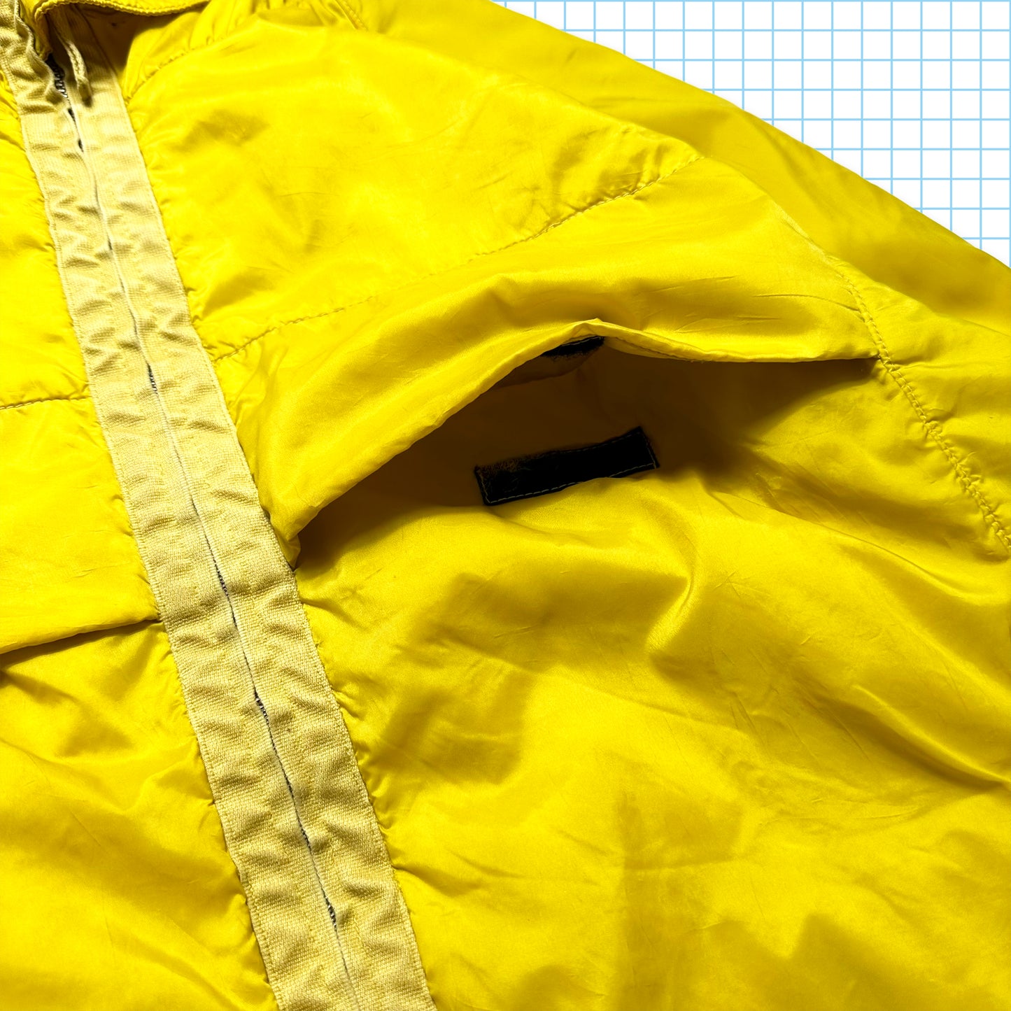 Early 2000's Stone Island Sunflower Yellow Double Chest Pocket Jacket - Large / Extra Large