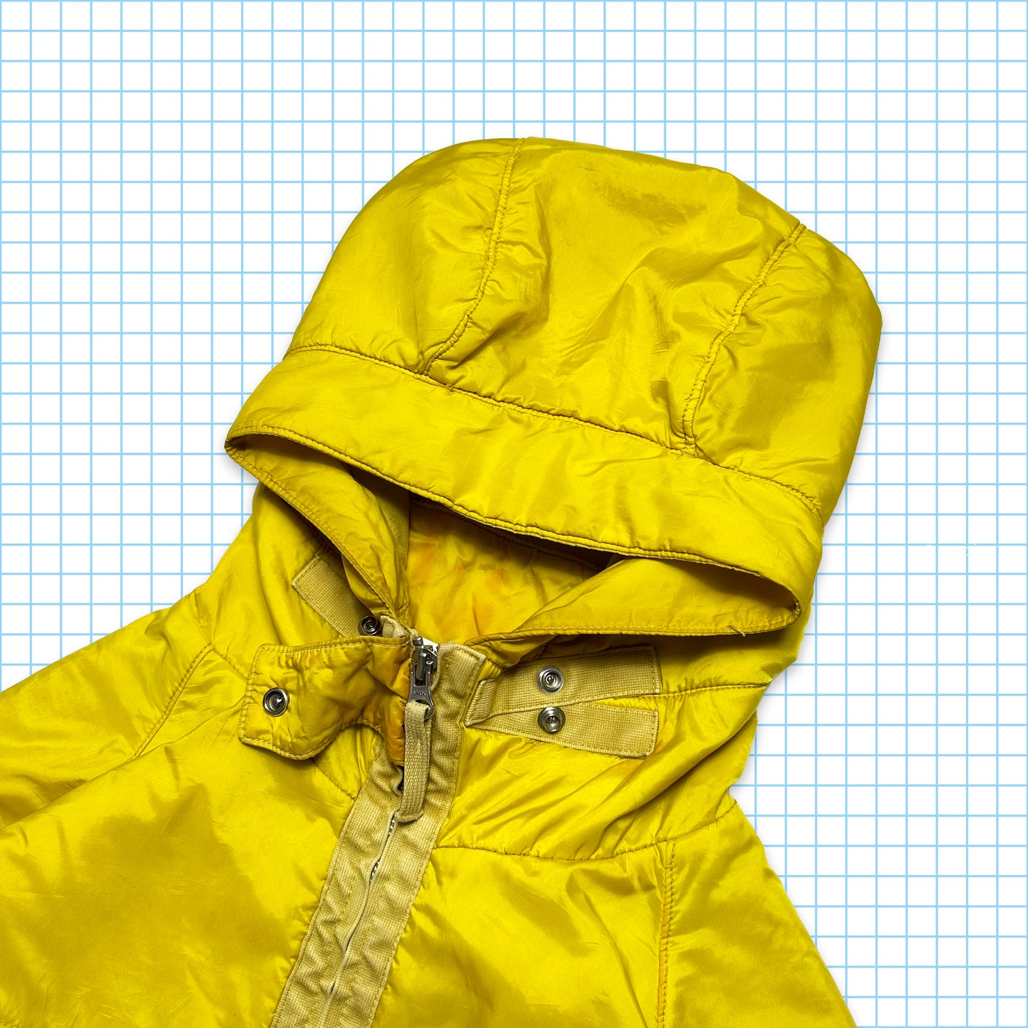 Early 2000's Stone Island Sunflower Yellow Double Chest Pocket Jacket - Large / Extra Large