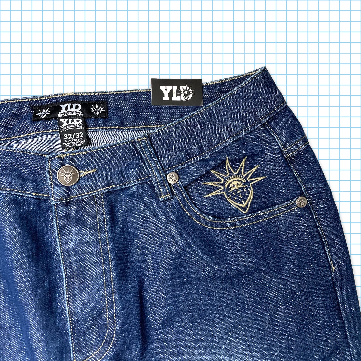 Vintage YLD Baggy Fit Denim - 32" Waist