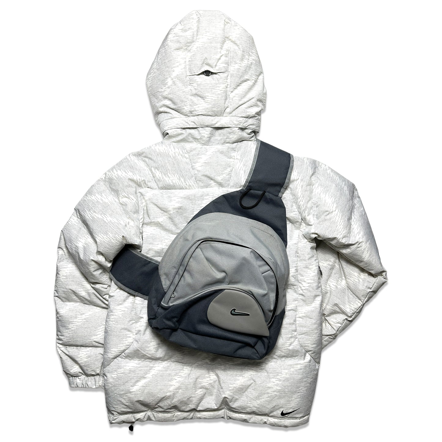 Nike ACG Pure White Line Graphic 650 Doudoune en duvet - Grand / Extra Large