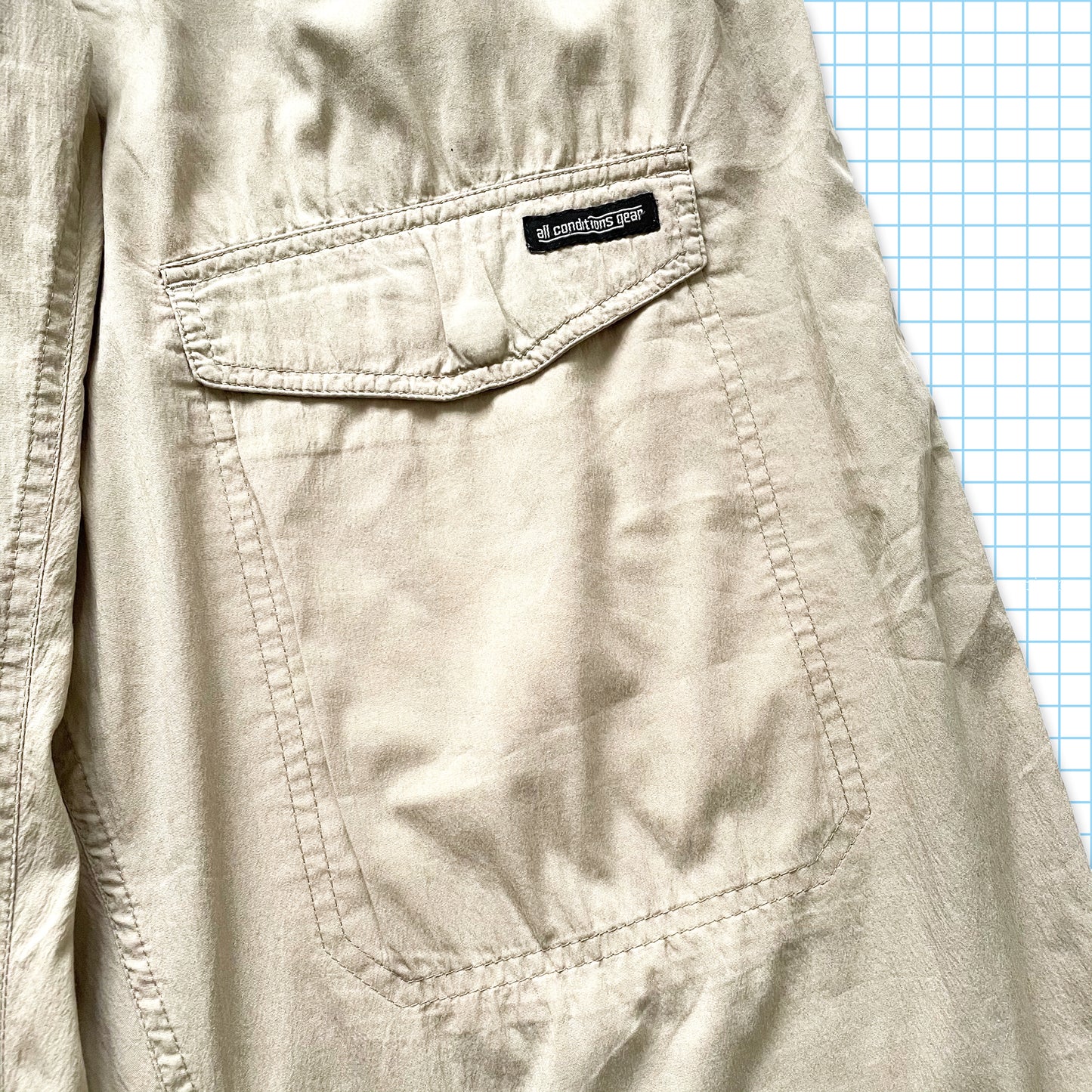 Vintage Nike ACG Beige Double Pocket Cargos