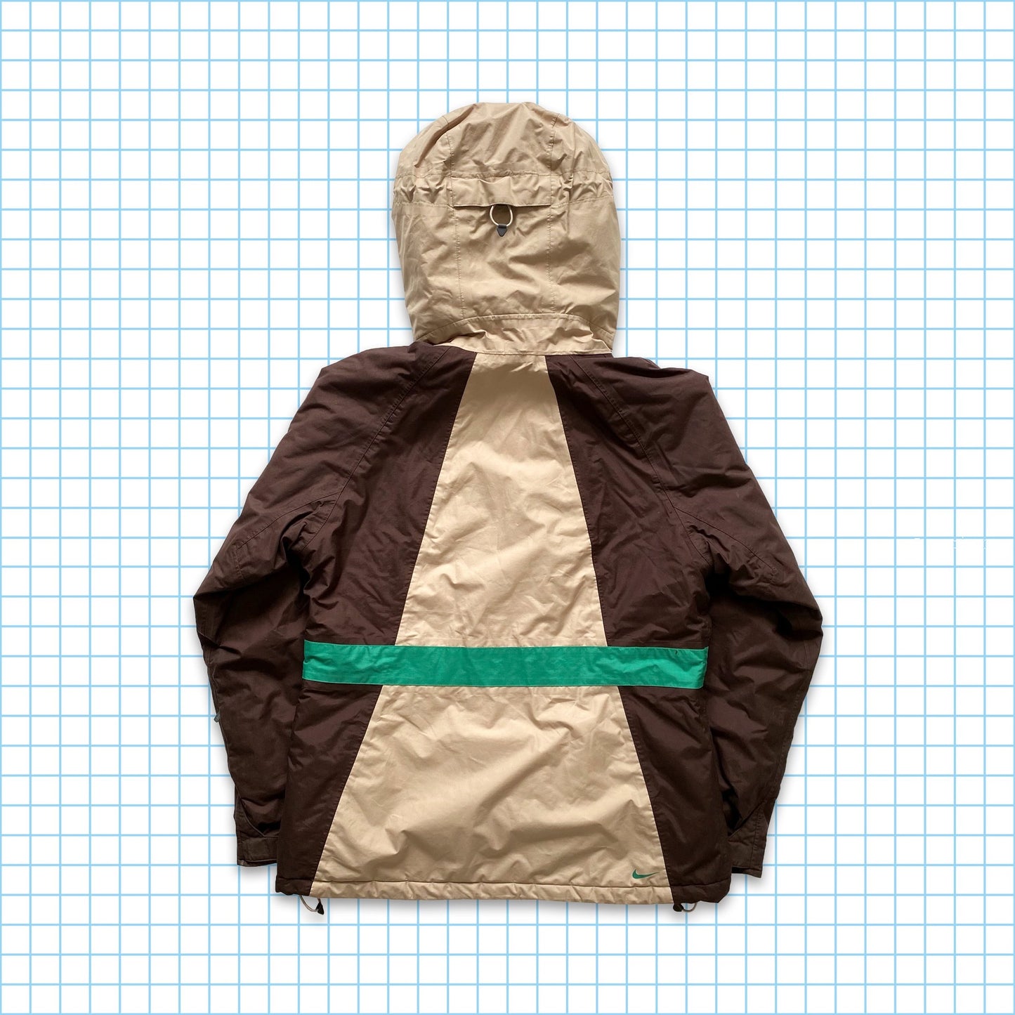 Vintage Nike ACG Triple Split Colour Panel Padded Jacket - Medium