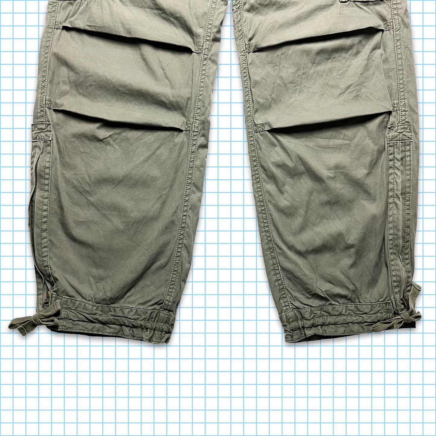 Vintage Military Multi Pocket Cargo Pant - 32” Waist
