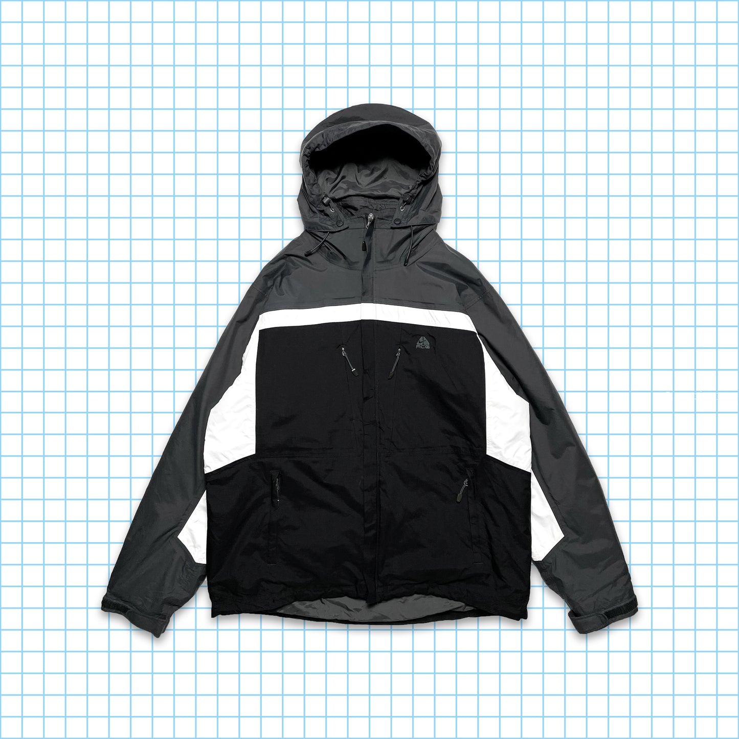 vintage Nike ACG Technique Rembourré 2in1 Veste - Grand / Extra Large