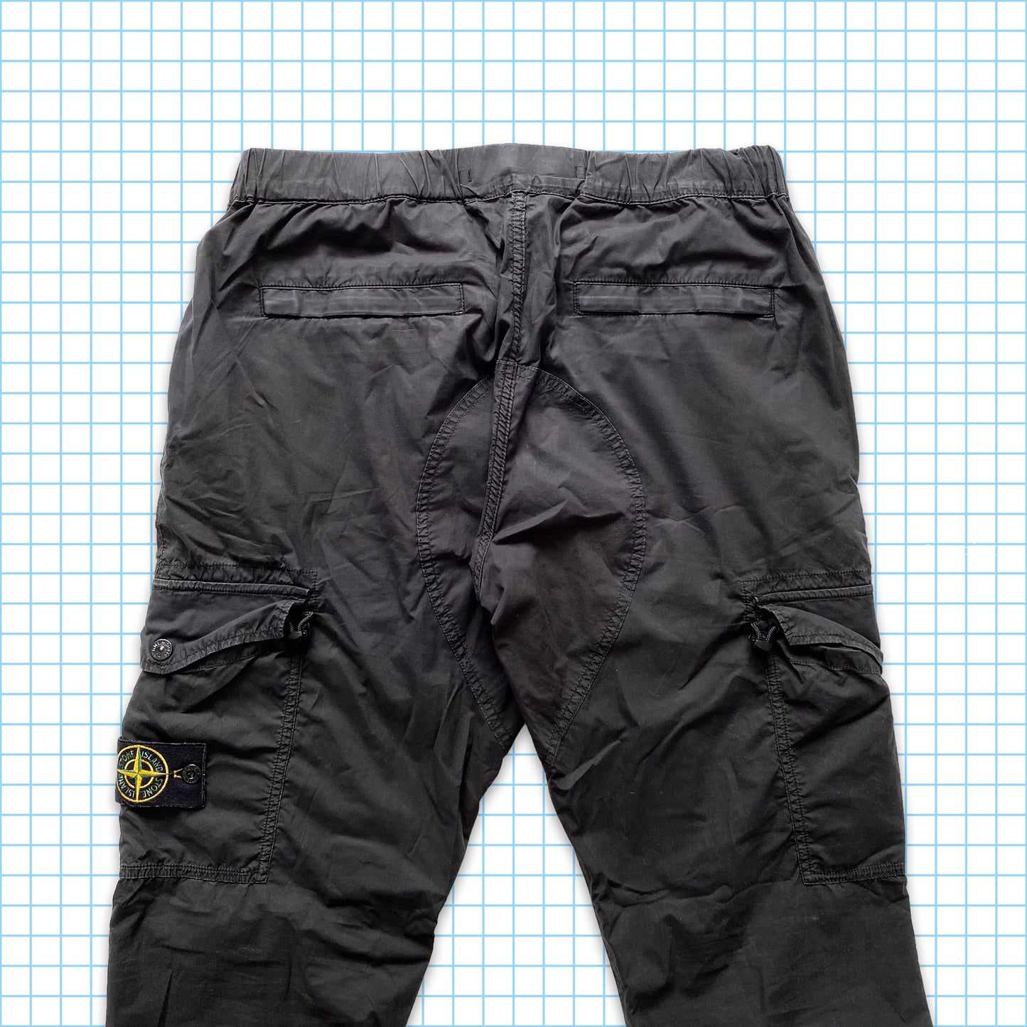 Stone Island - Pantalon de combat Stealth noir