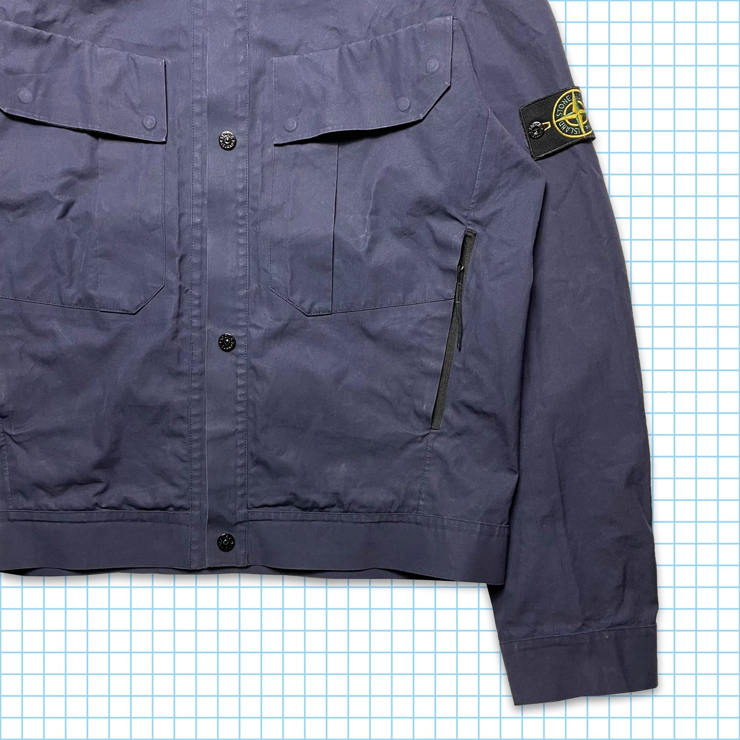 Stone Island Hooded Ventile Jacket SS10' - Large