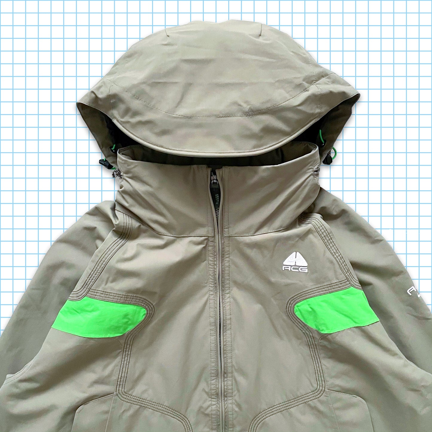 Vintage Nike ACG Volt Panelled Jacket - Large / Extra Large