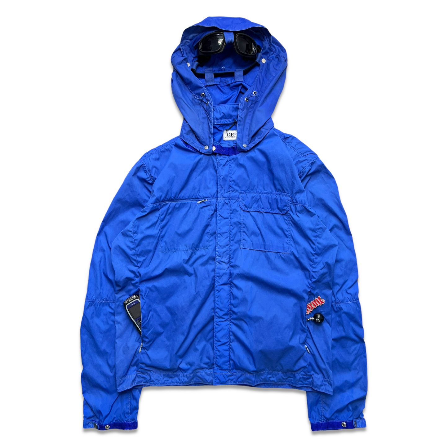 CP Company Baruffaldi Royal Blue Veste technique à capuche SS09' - Large / Extra Large