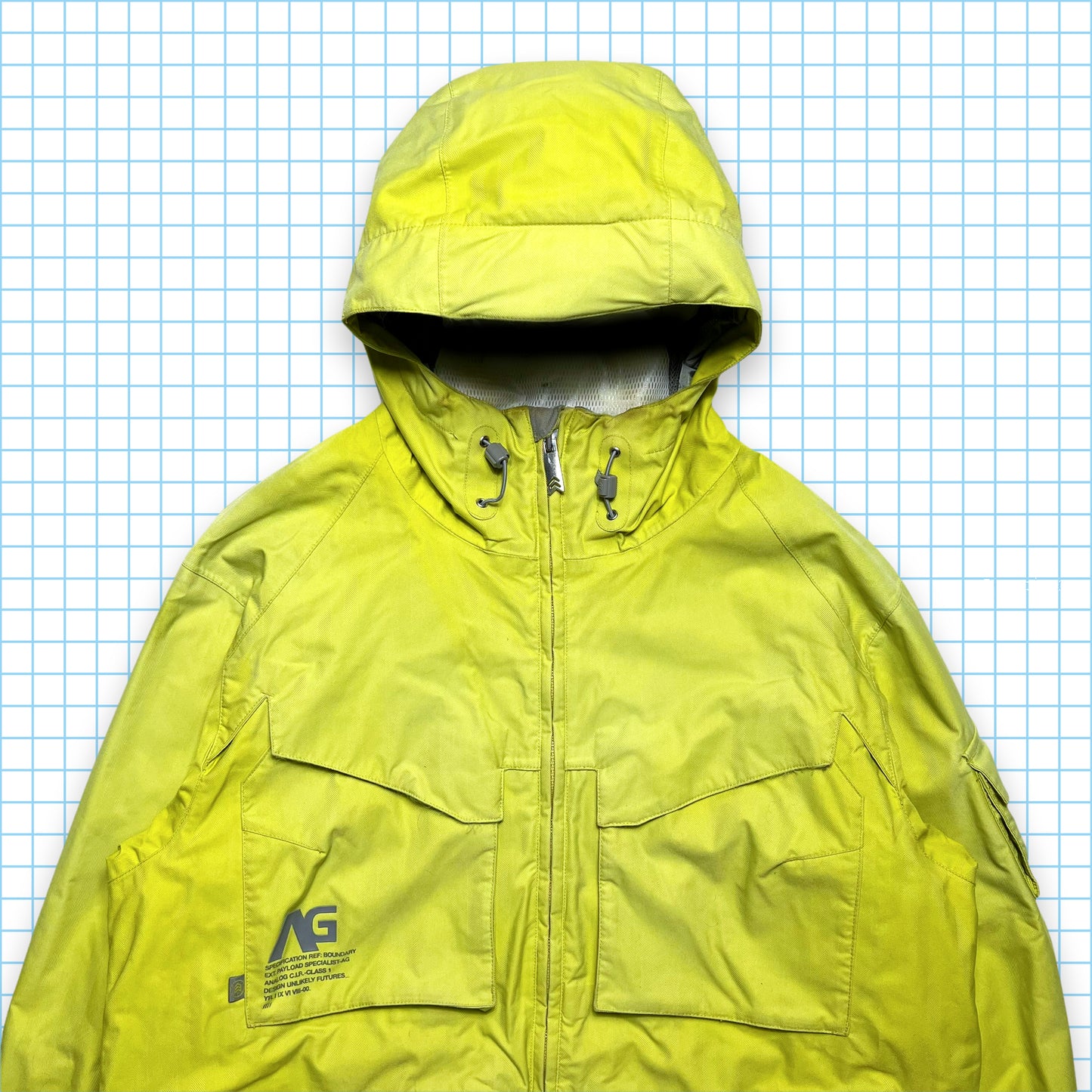 Analog Sun Bleached Volt Multi Pocket Jacket - Large / Extra Large