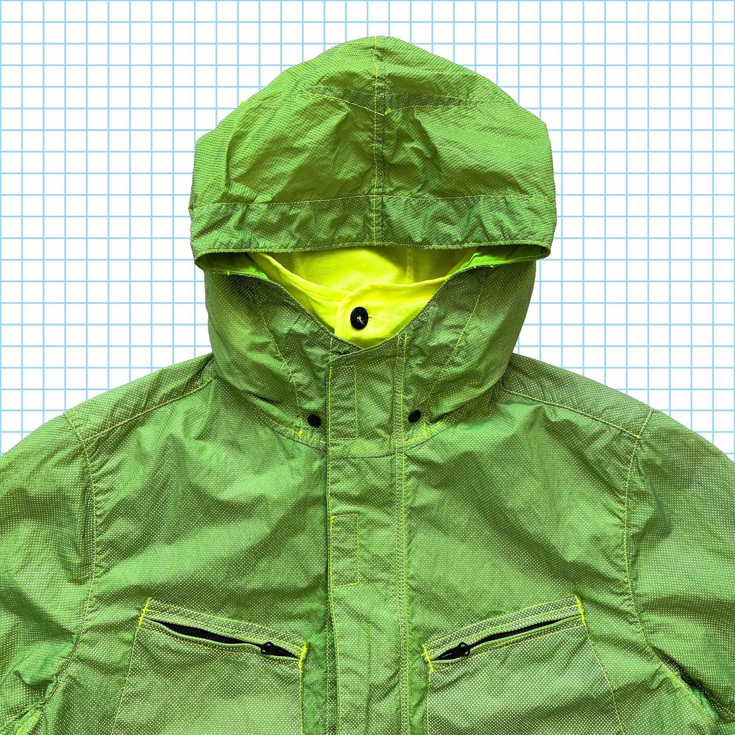 Stone Island Volt Green Pixel Reflective SS15’ - Medium