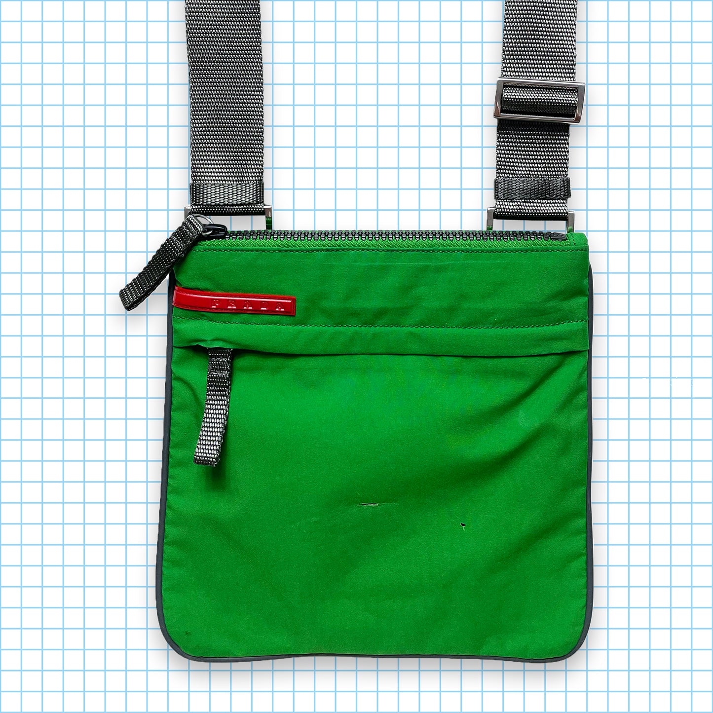 Vintage Prada Sport Green Mini Side Bag