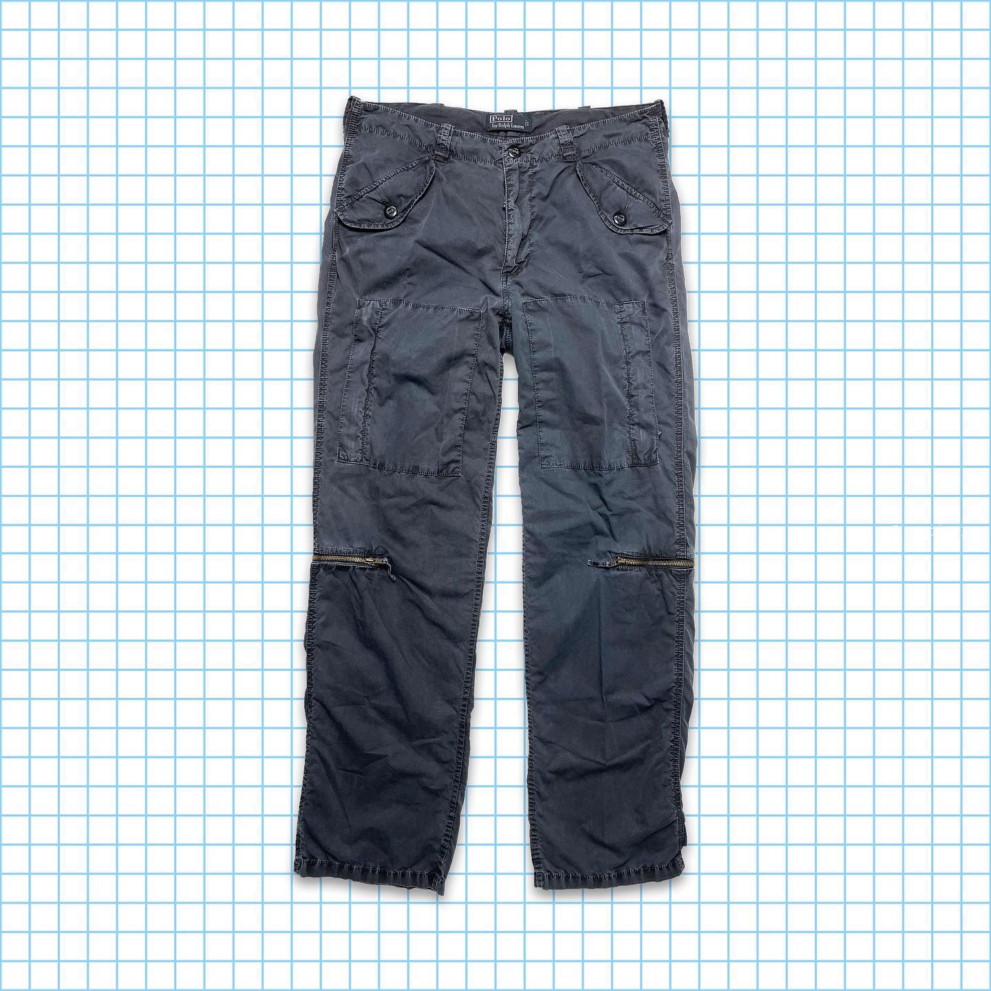 Vintage Polo Ralph Lauren Tactical Multi Pocket Cargo Trousers - 32” / 34” Waist