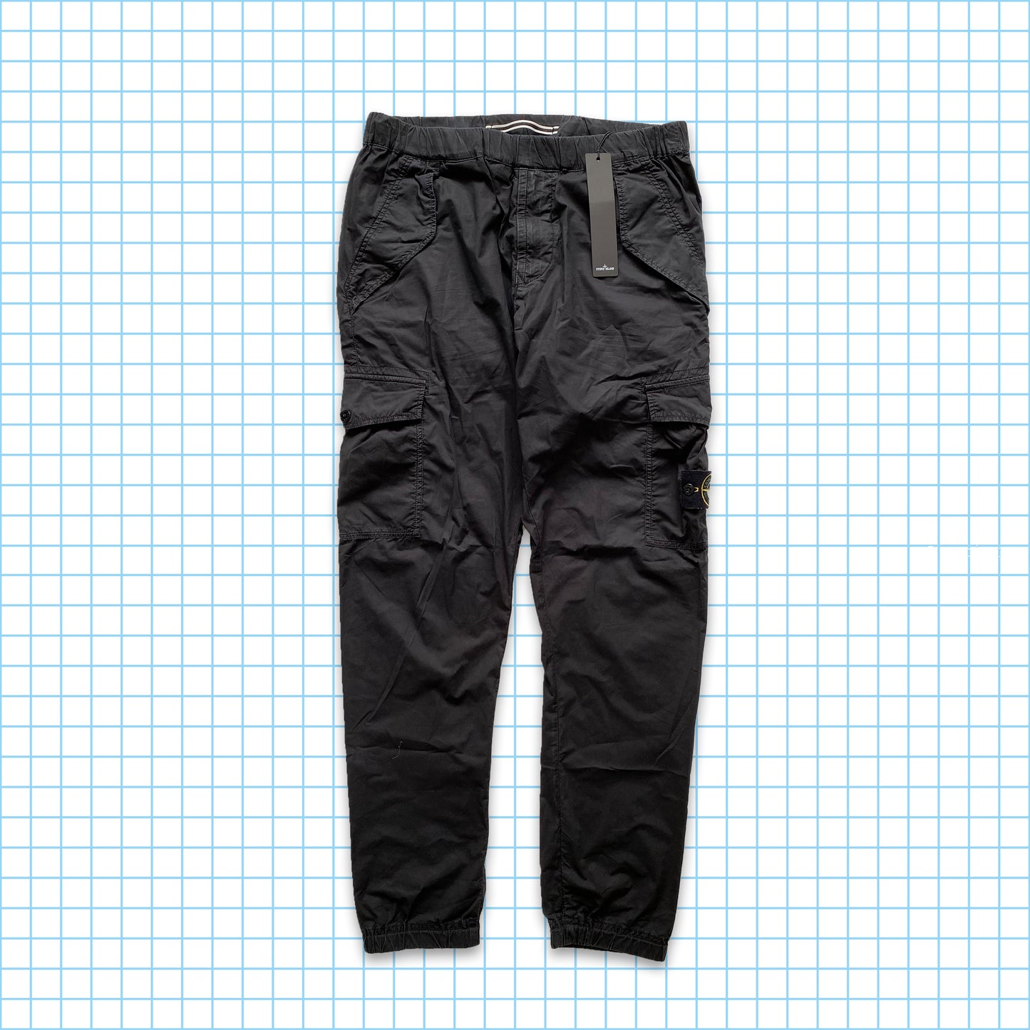 Stone Island - Pantalon de combat Stealth noir