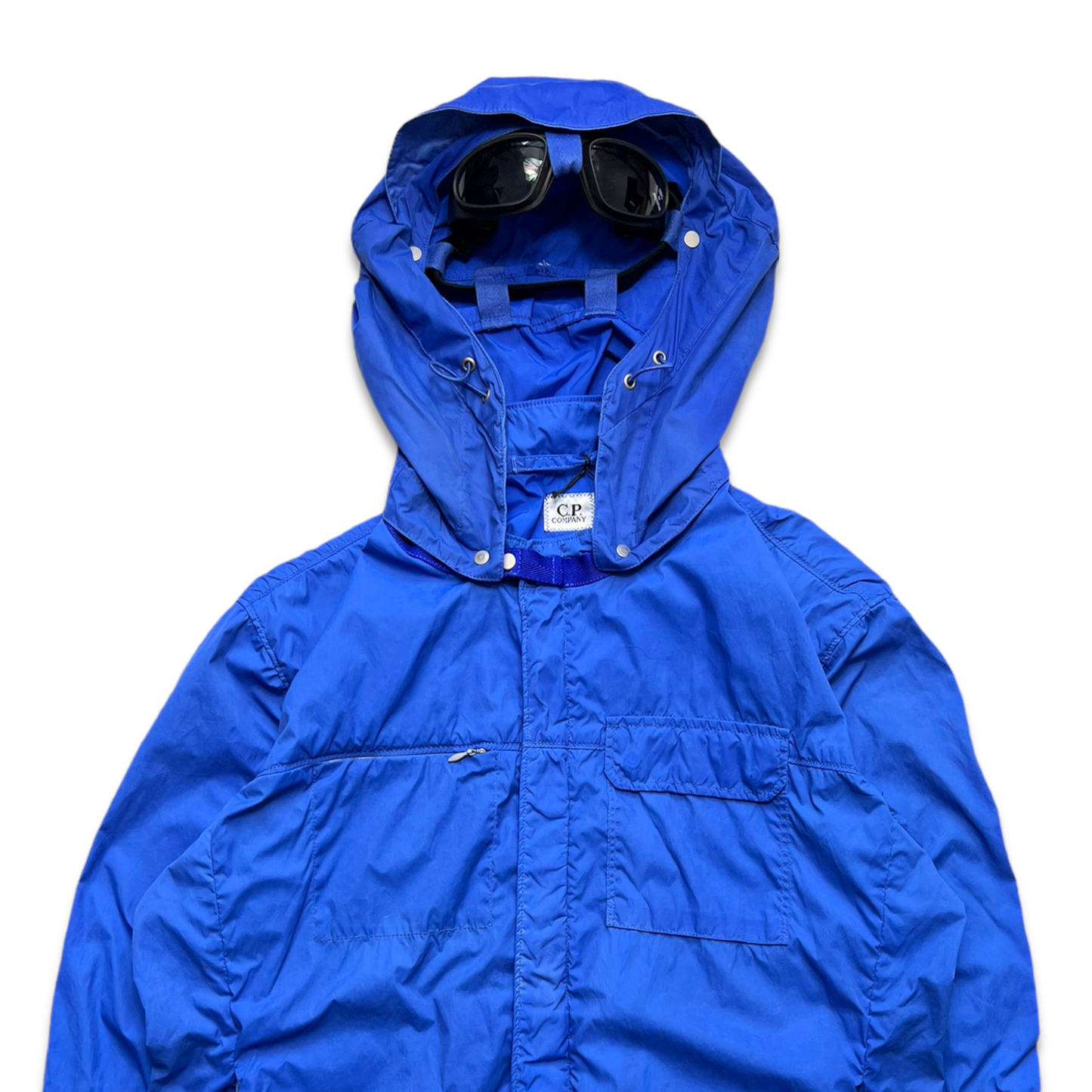 CP Company Baruffaldi Royal Blue Veste technique à capuche SS09' - Large / Extra Large