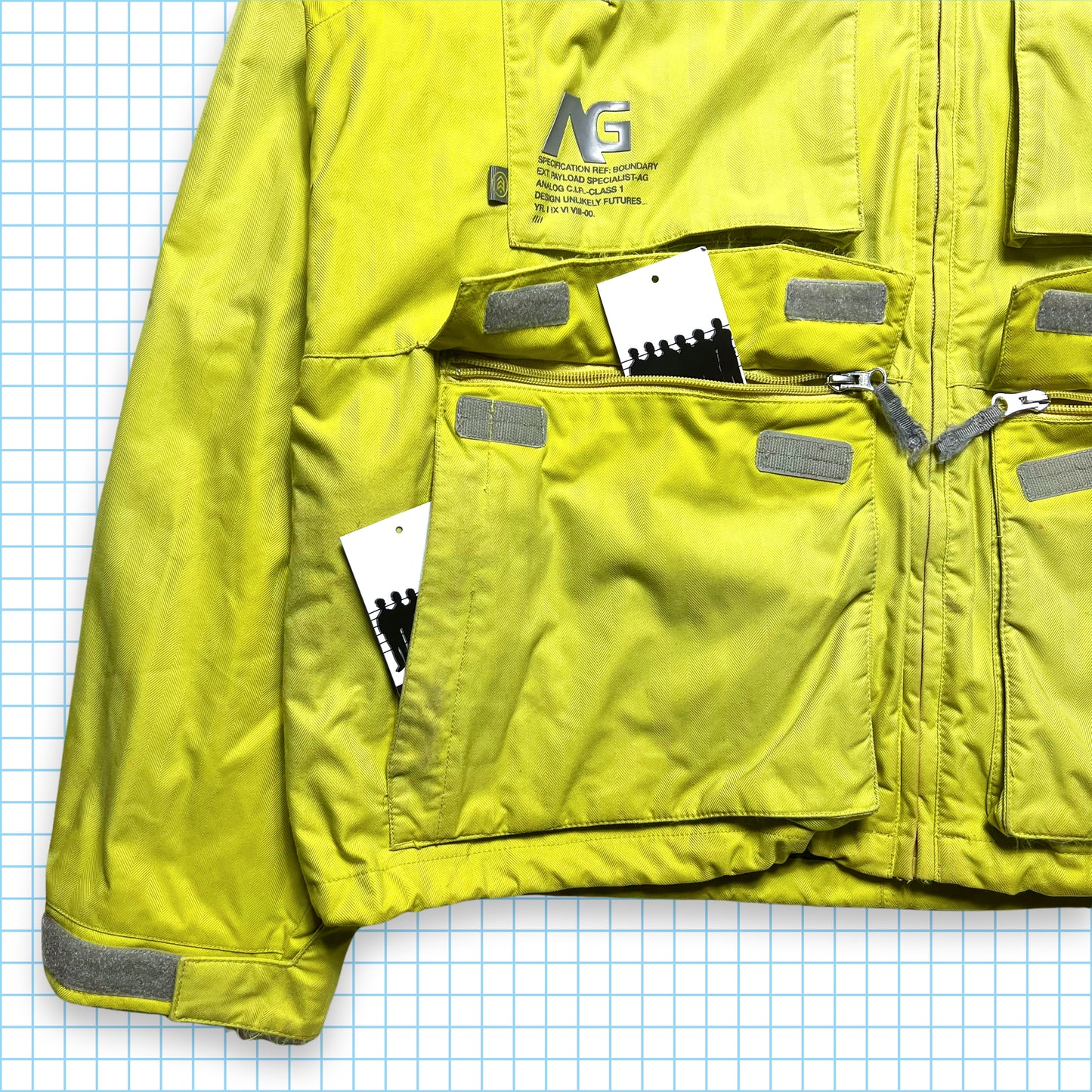 Analog Sun Bleached Volt Multi Pocket Jacket - Large / Extra Large