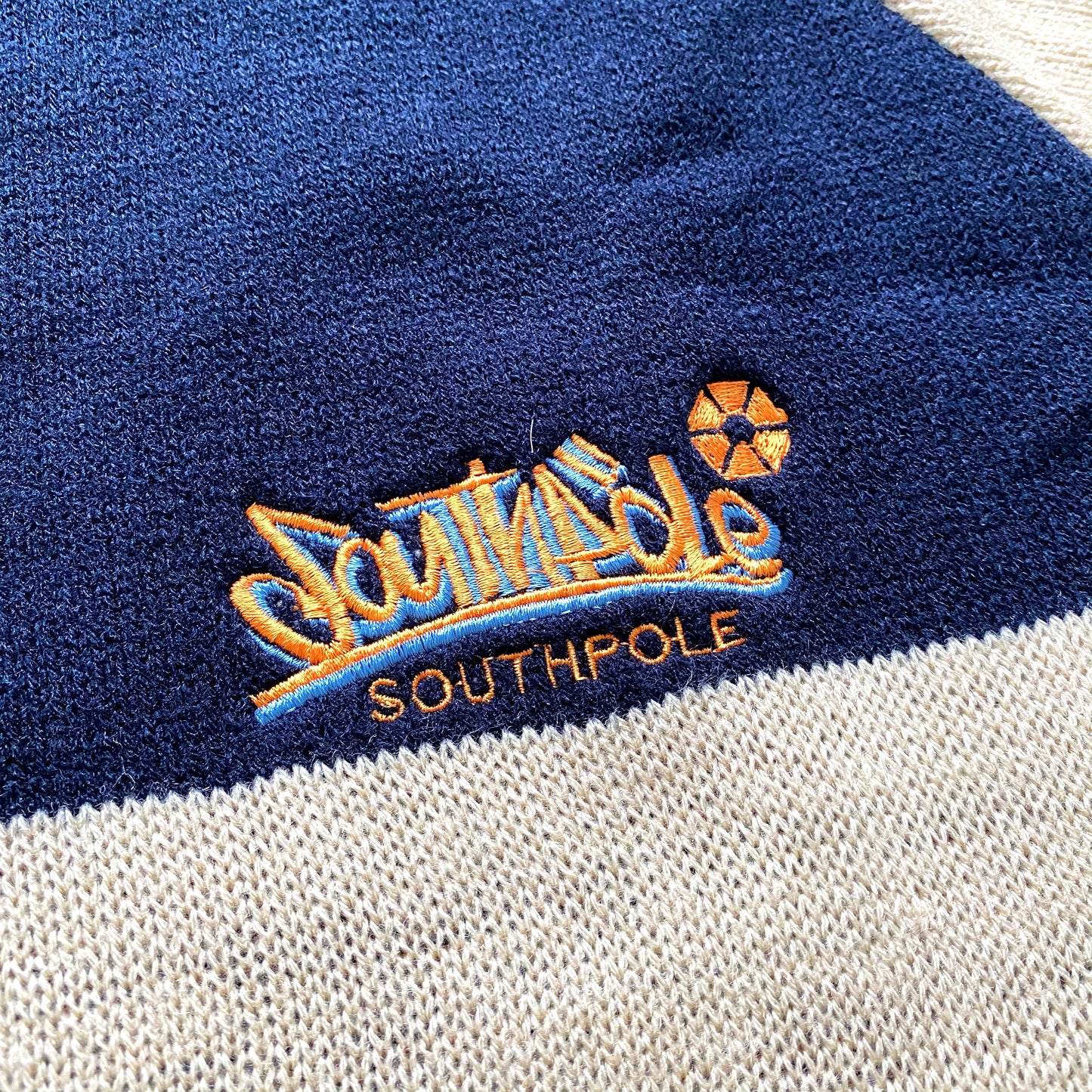 Vintage South Pole Mock Neck Knit - Medium