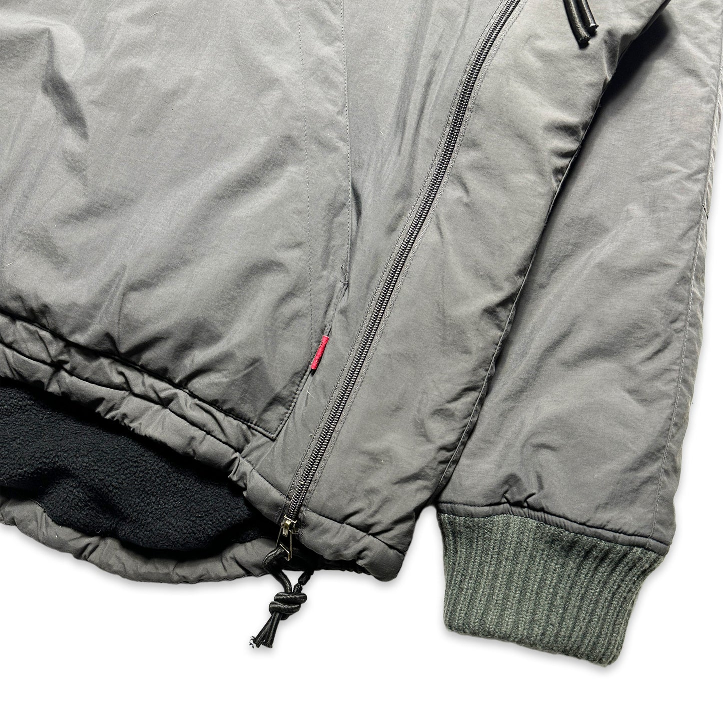 Veste pull technique ventilée multi-zip gris foncé Schott - Moyenne et très grande