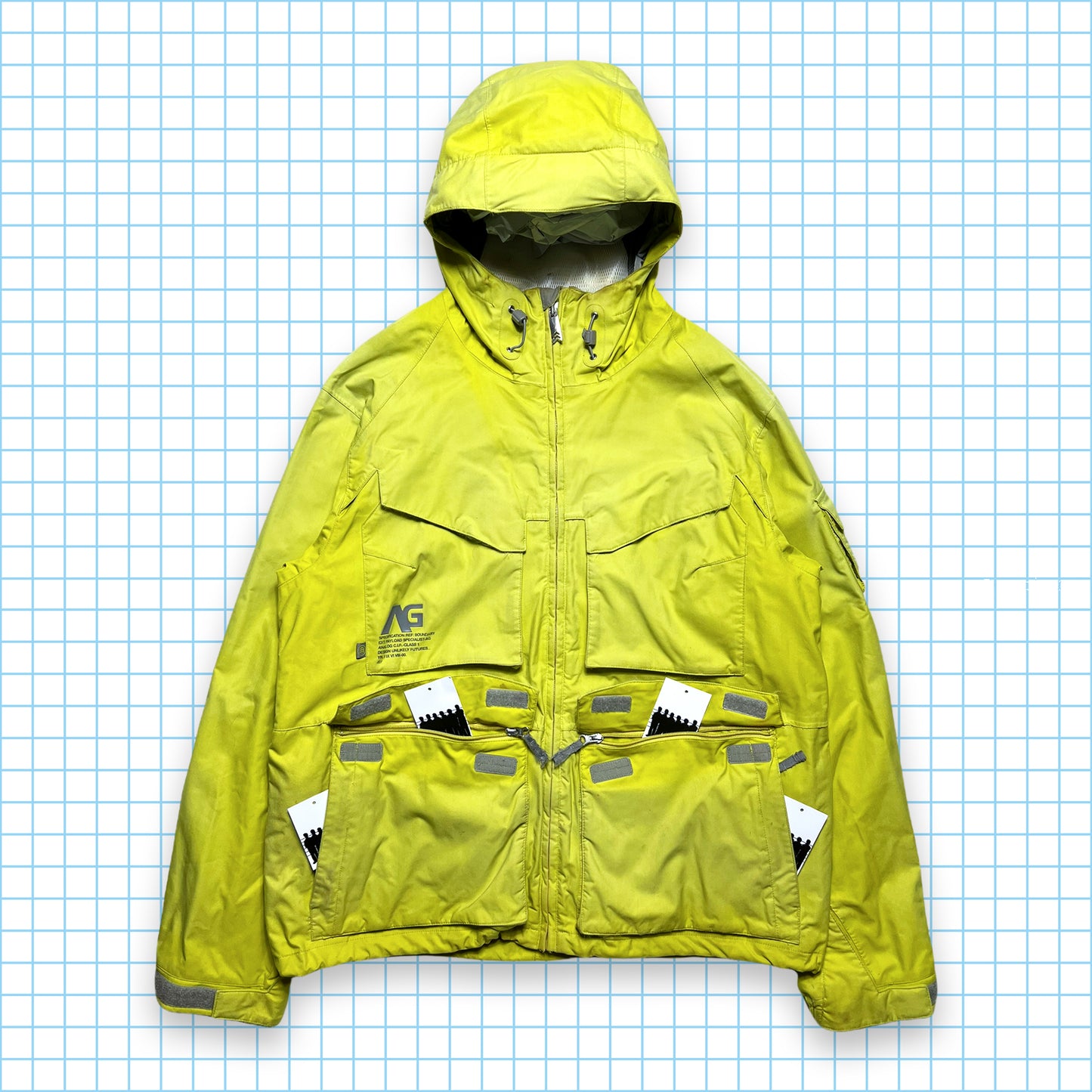 Analog Sun Bleached Volt Multi Pocket Jacket - Large / Extra Large